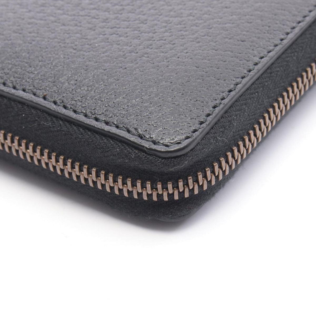 Gucci Black Leather Long Wallet (Bi-Fold) (Pre-Owned)