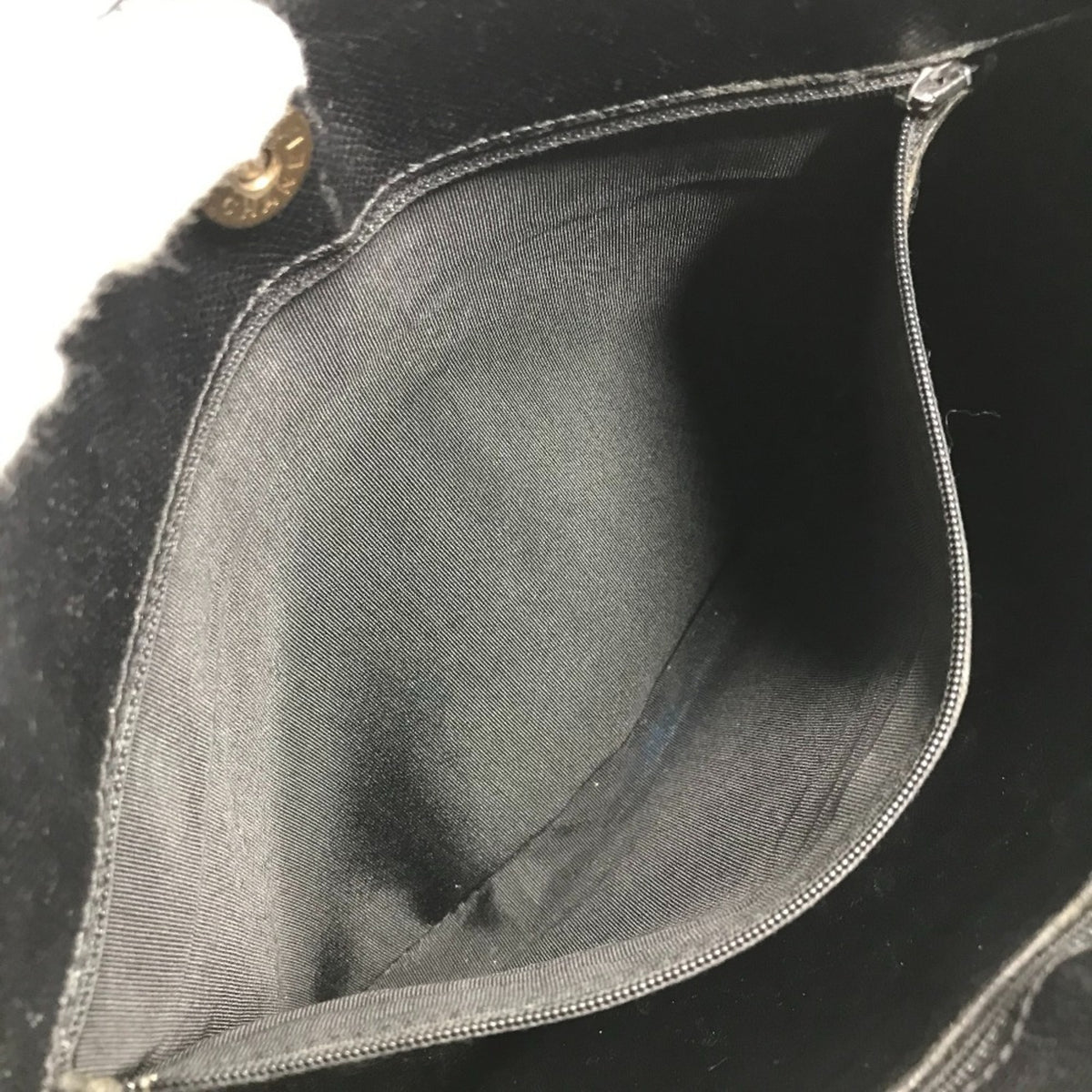 Chanel Black Grained Calfskin Shoulder Bag Tote Bag (Pre-Owned)