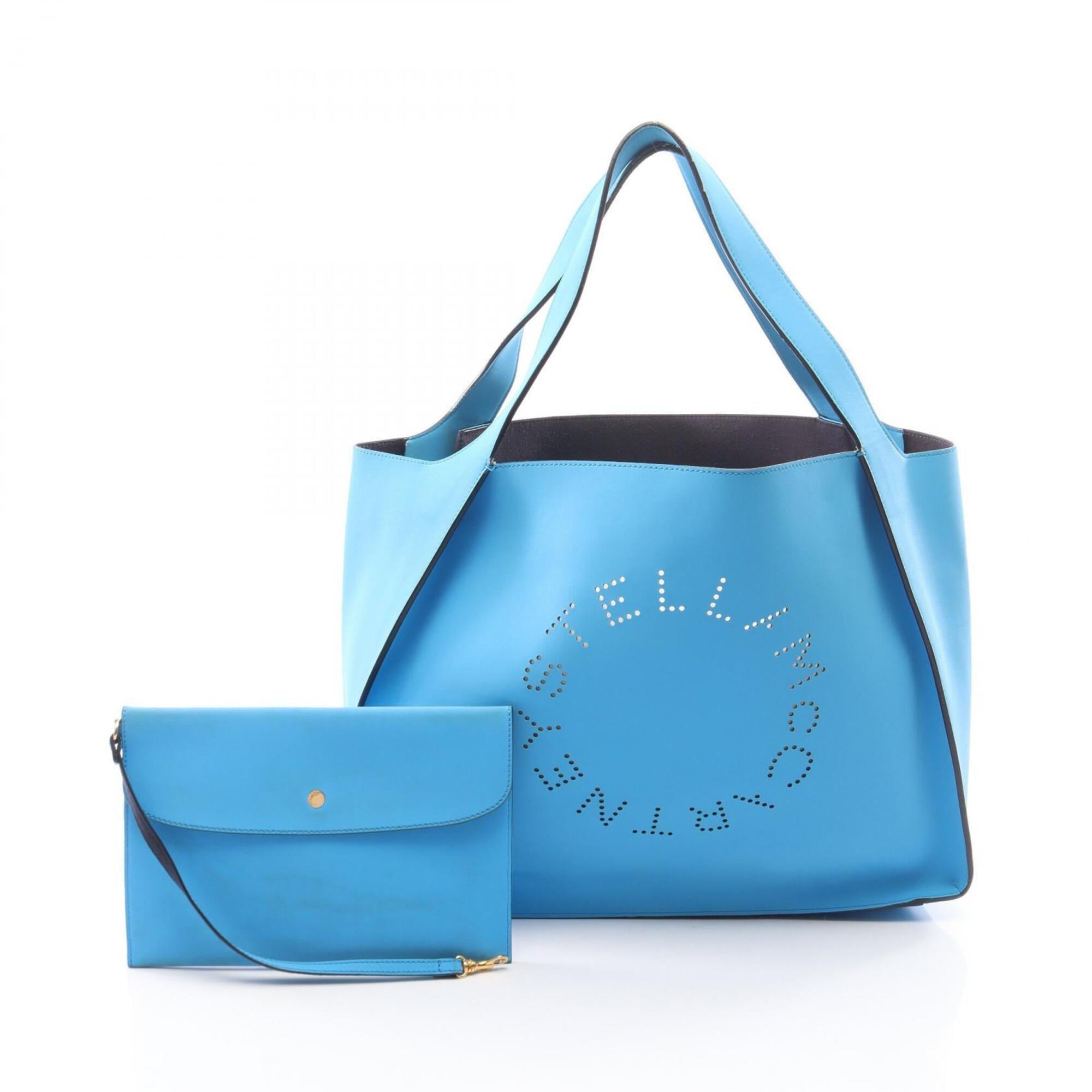 Stella Mccartney Blue Handbag Pouch Tote Bag (Pre-Owned)