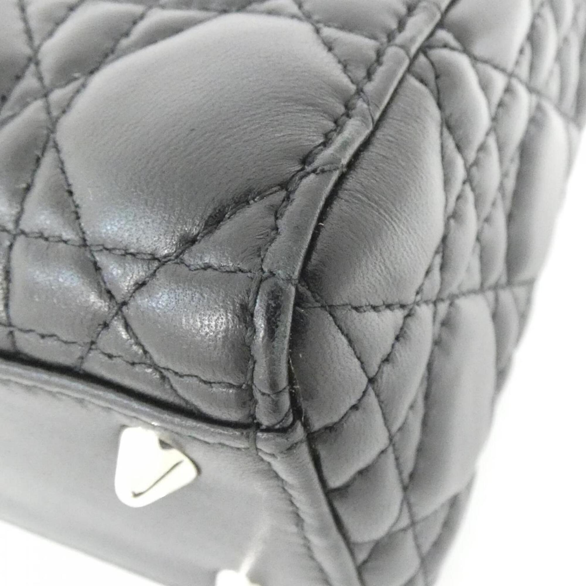 Christian Dior Black Leather Handbag (Pre-Owned)