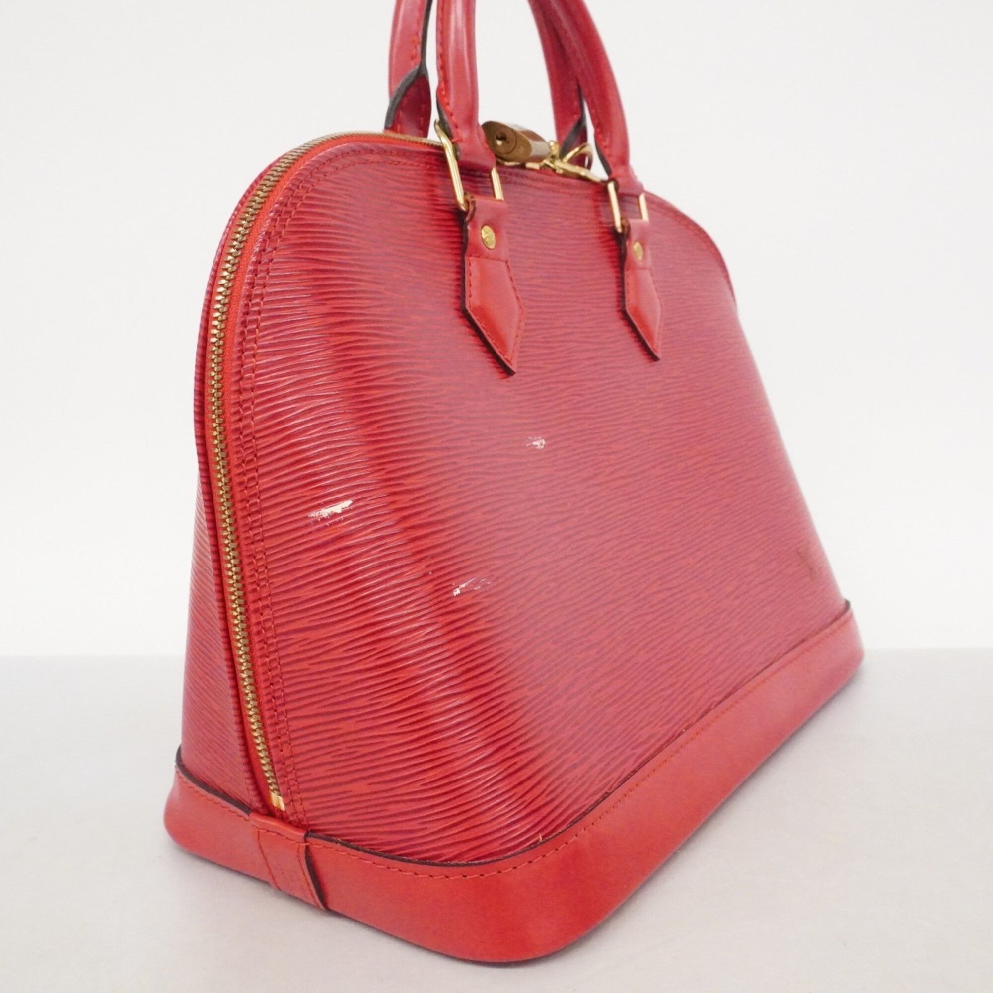Louis Vuitton Castilian Red Handbag (Pre-Owned)