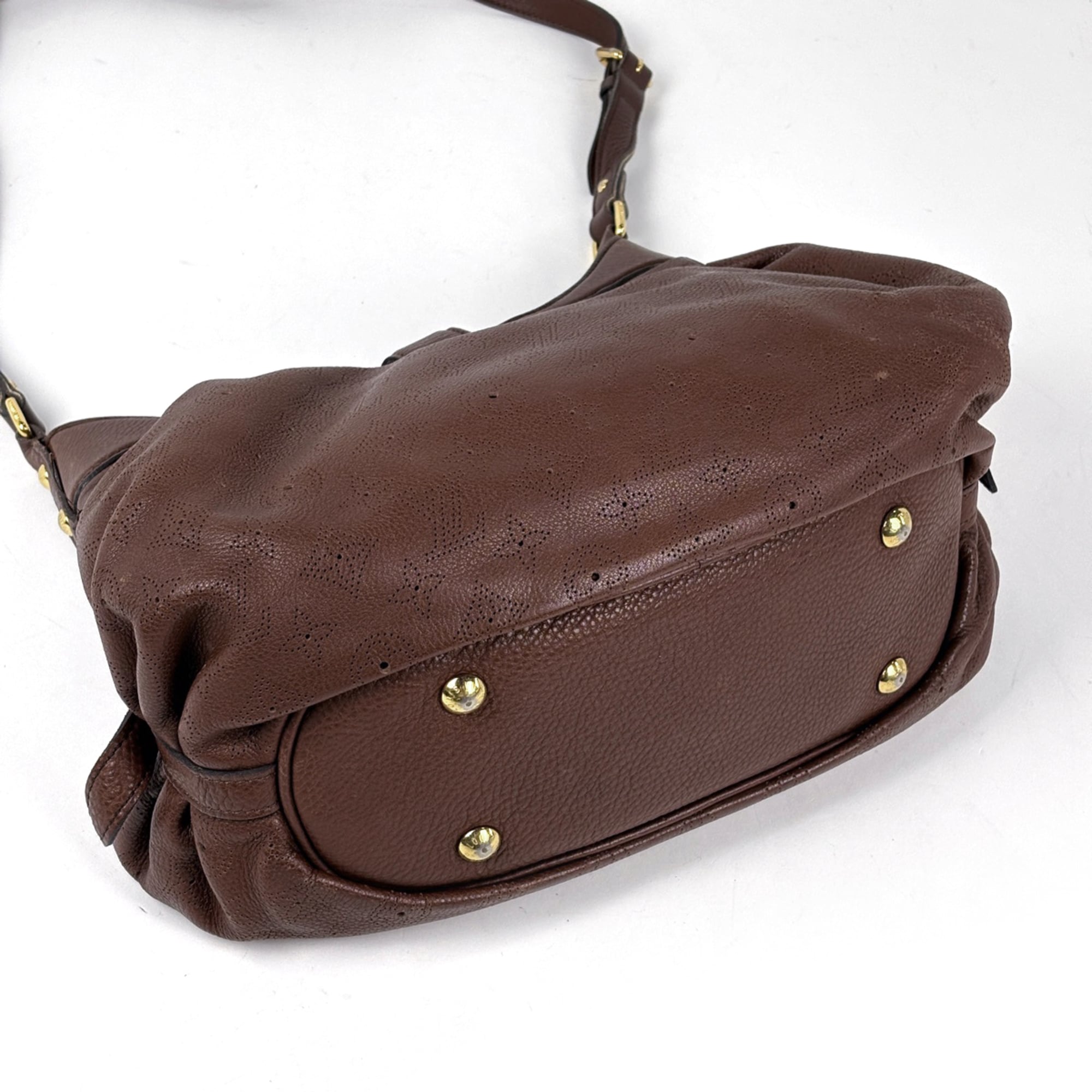 Louis Vuitton Cognac Leather Shoulder Bag (Pre-Owned)