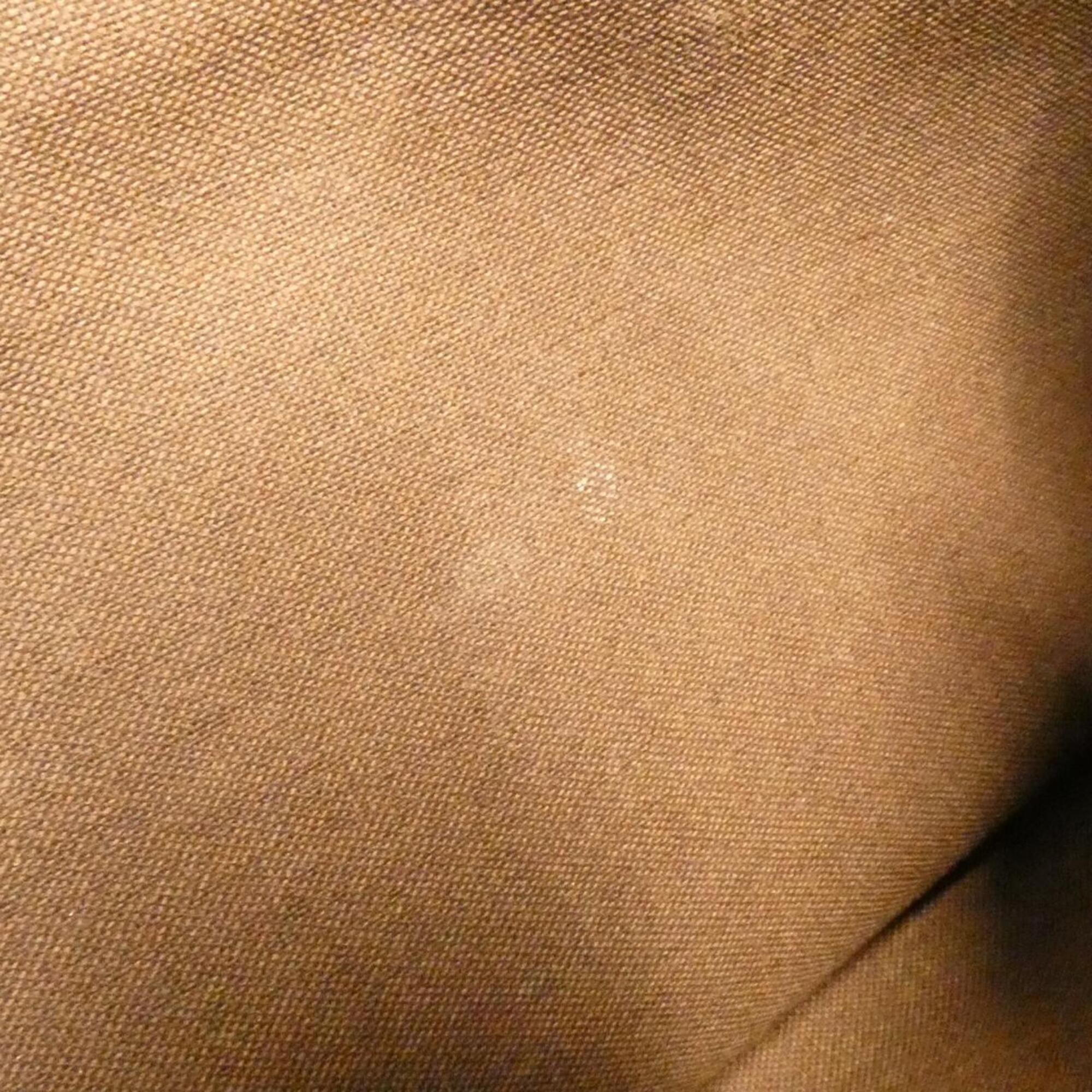 Louis Vuitton Marron Coated Canvas Shoulder Bag (Pre-Owned)
