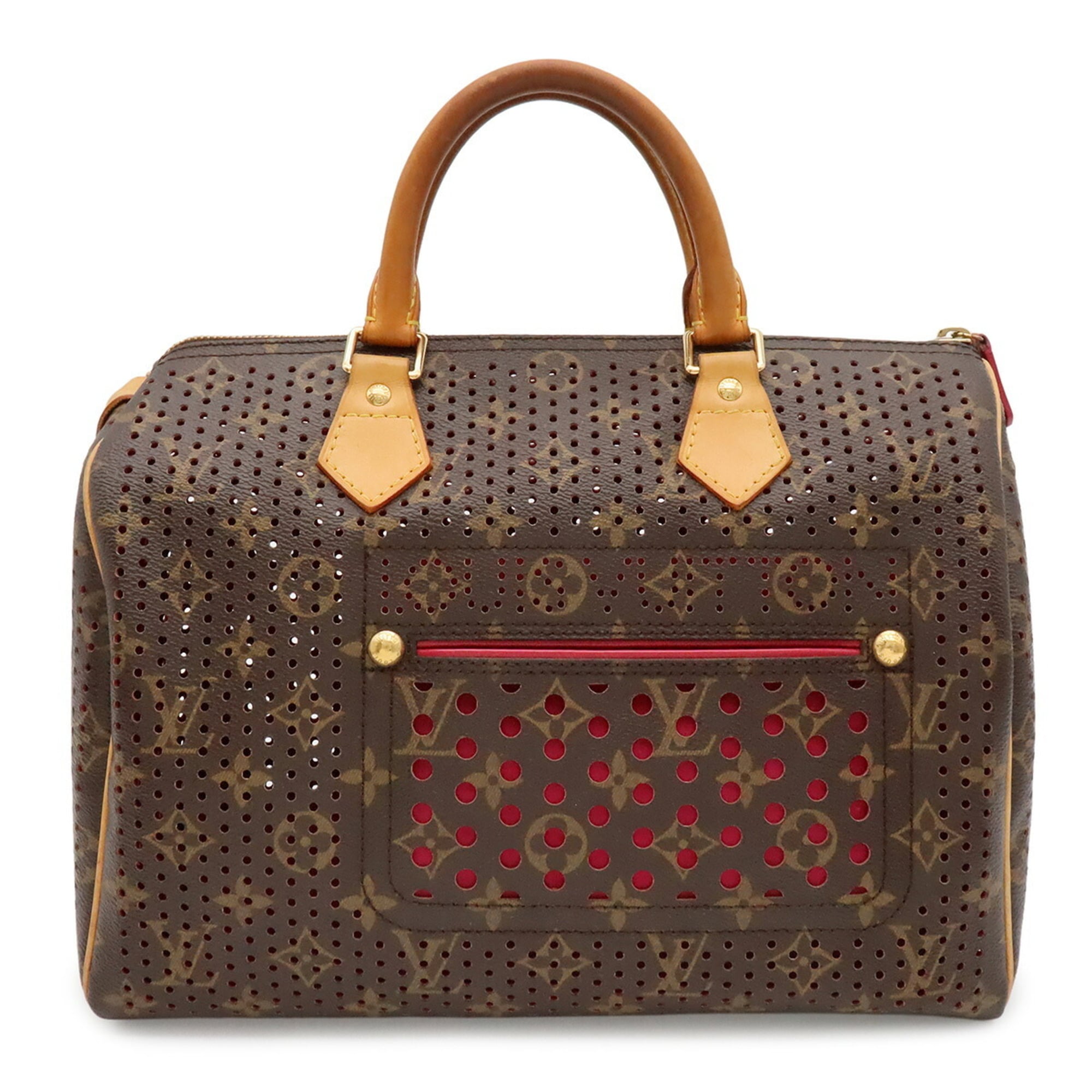 Louis Vuitton Fuchsia Fuchsia Pink Monogram Monogram Perforated Handbag (Pre-Owned)