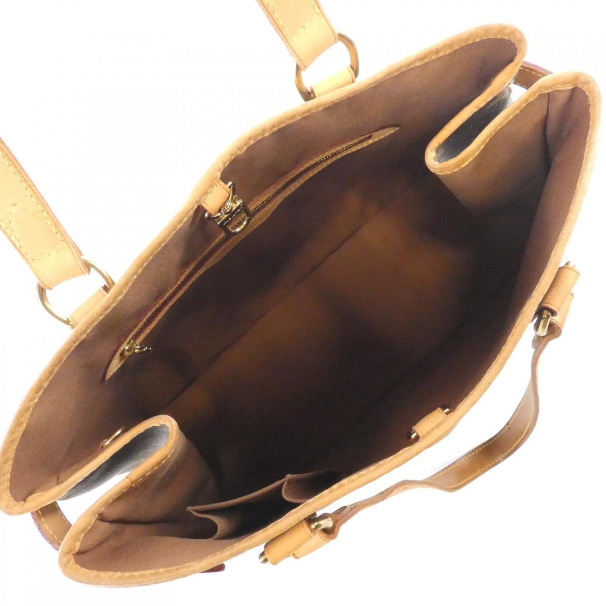 Louis Vuitton Monogram Marron Coated Canvas Handbag (Pre-Owned)
