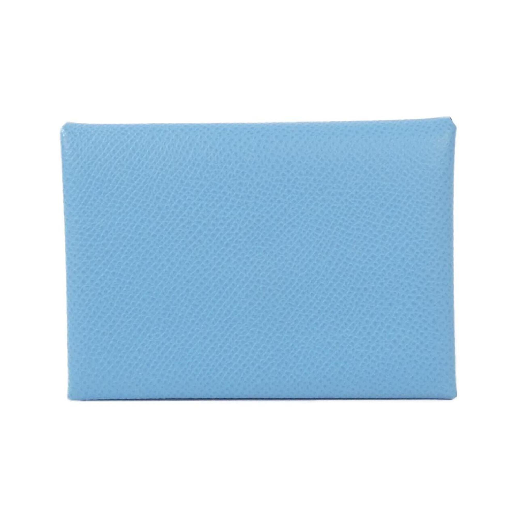 Hermes Celeste Epsom Leather Coin Purse/Coin Case (Pre-Owned)