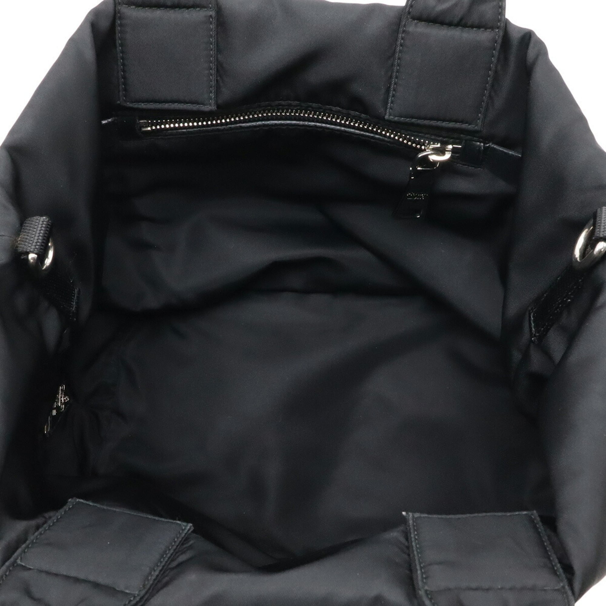 Prada Black Nero Nylon Shoulder Bag Tote Bag (Pre-Owned)