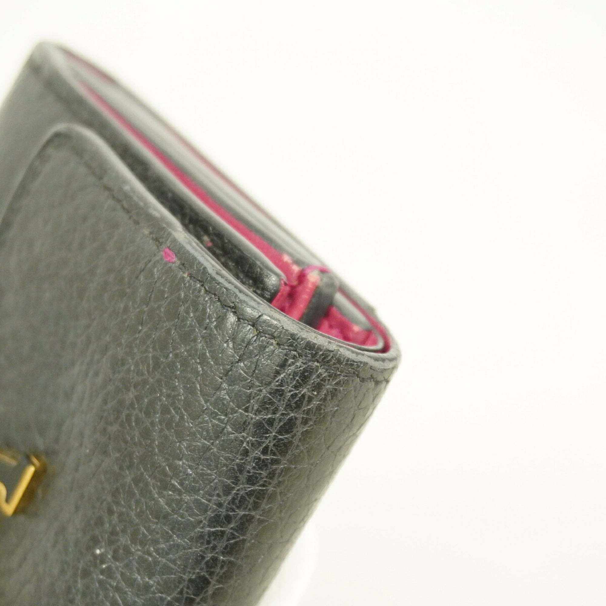 Louis Vuitton Noir Wallet (Tri-Fold) (Pre-Owned)
