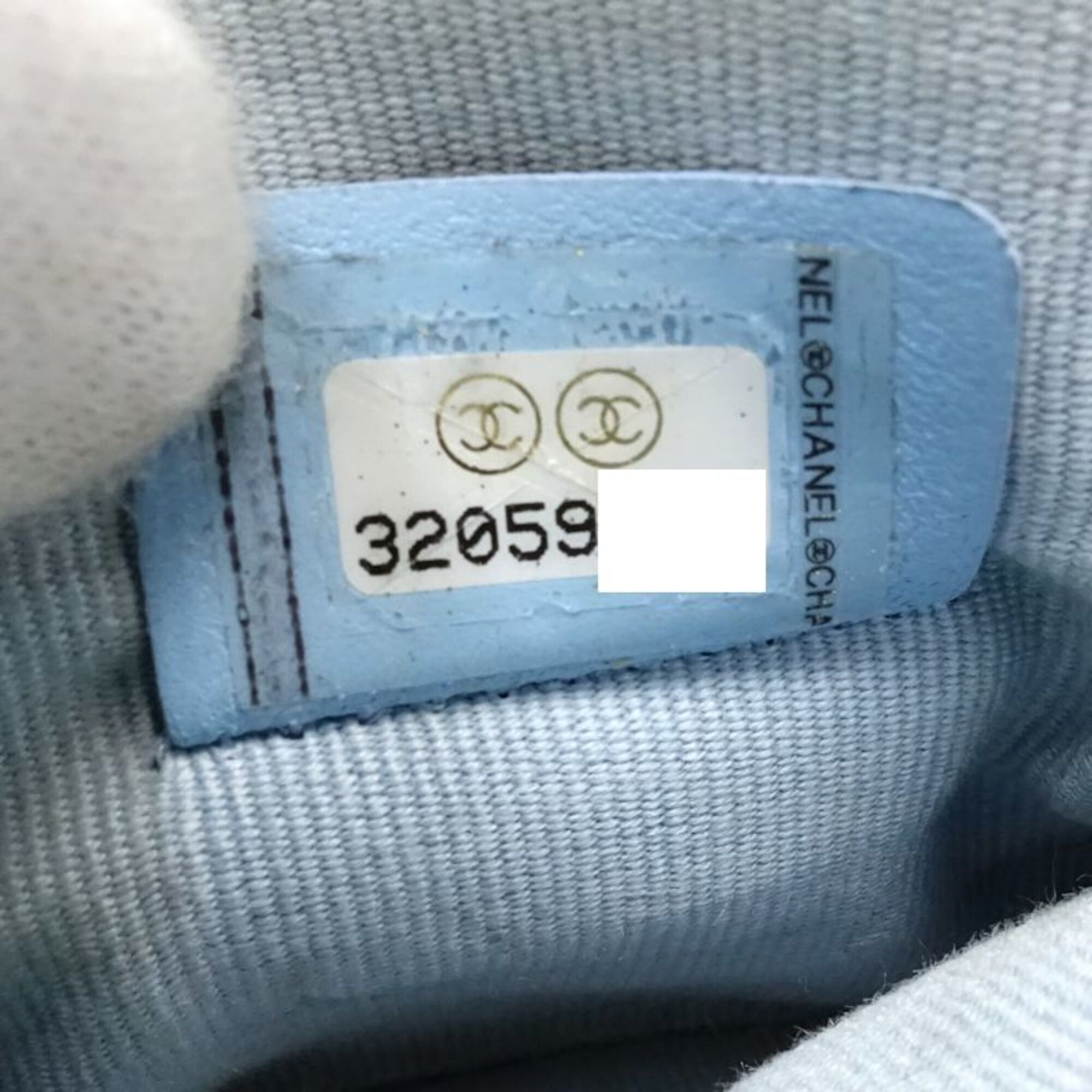 Chanel Light Blue Grained Calfskin Coin Purse/Coin Case (Pre-Owned)