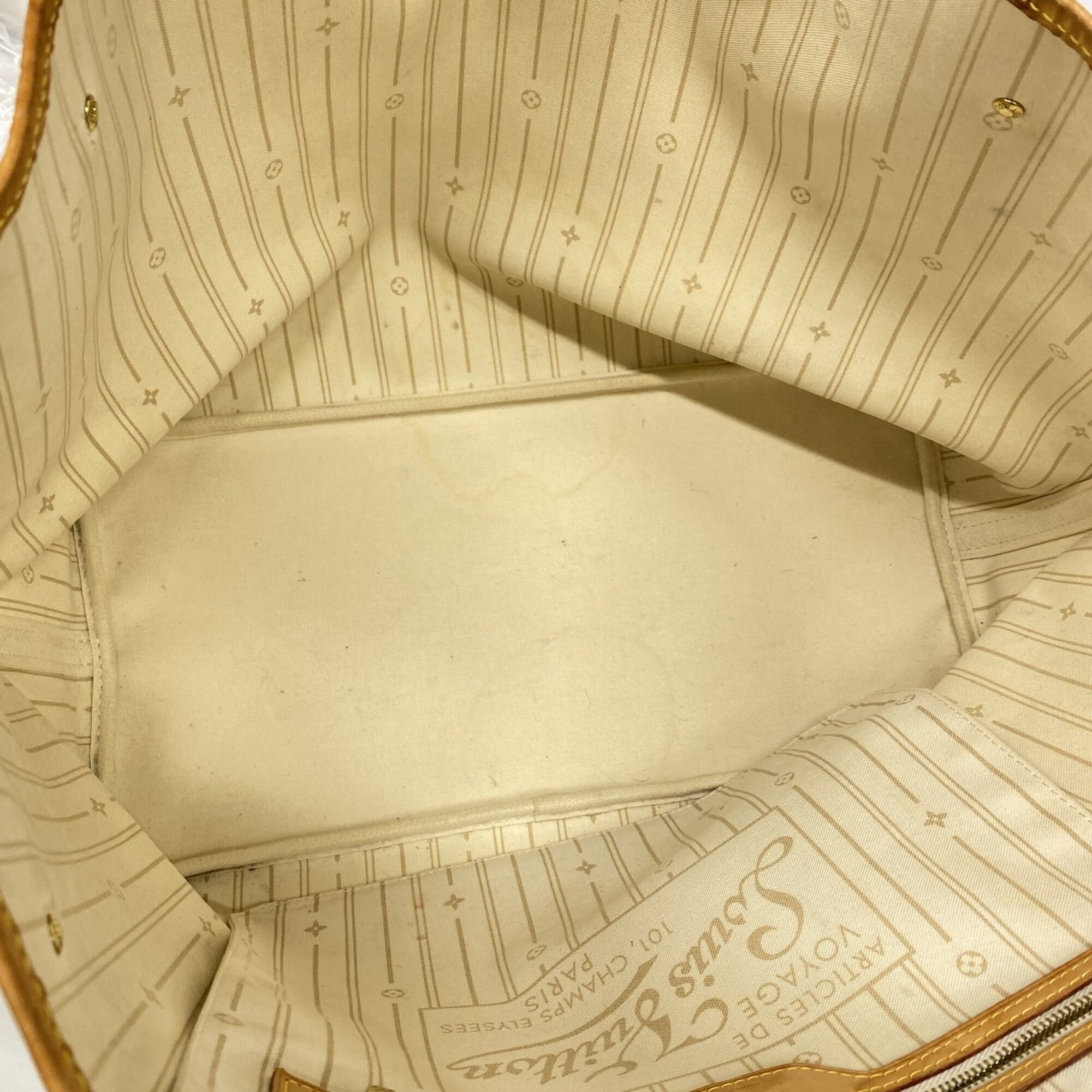 Louis Vuitton White Tote Bag (Pre-Owned)