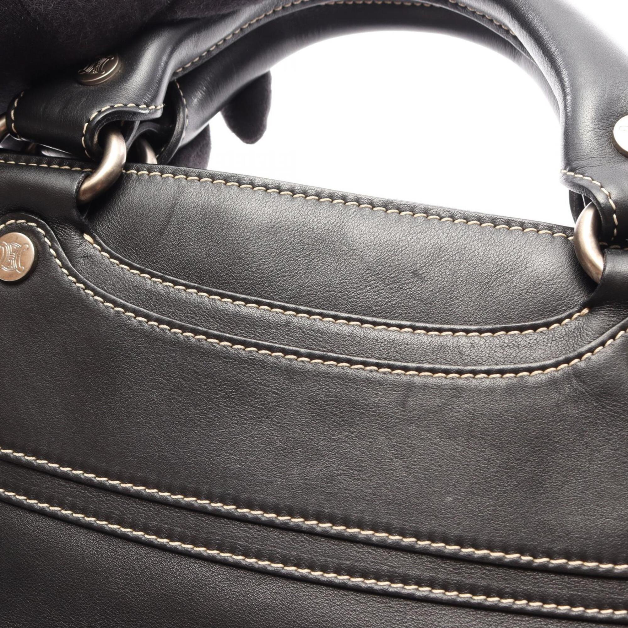 Celine Black Leather Handbag (Pre-Owned)