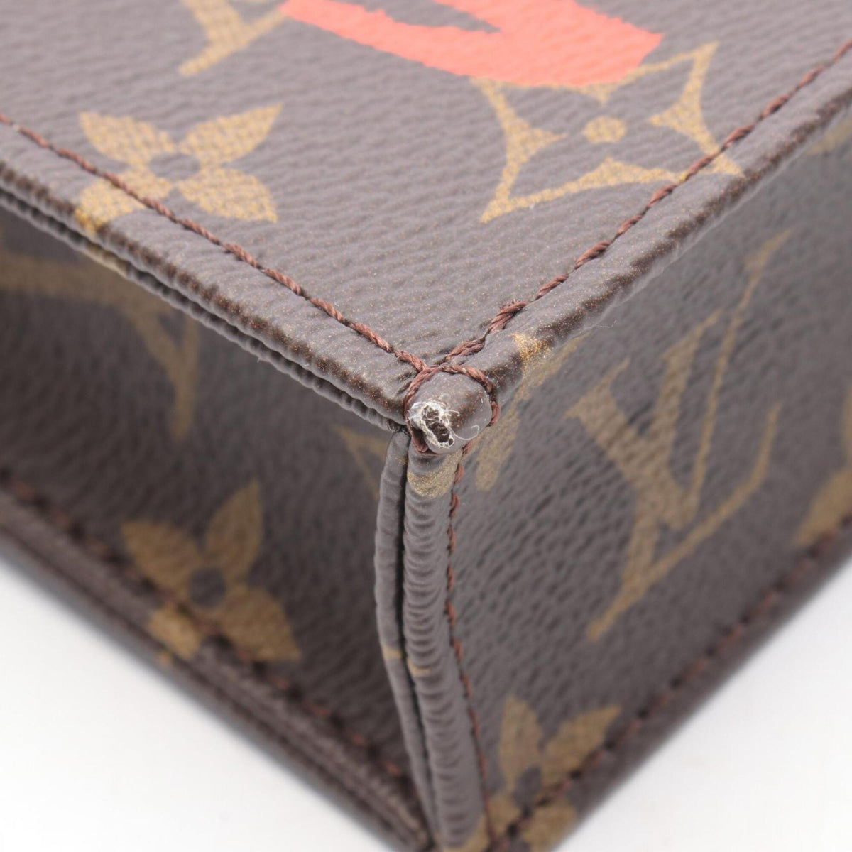 Louis Vuitton Black Brown Multi-Color Coated Canvas Leather Handbag (Pre-Owned)