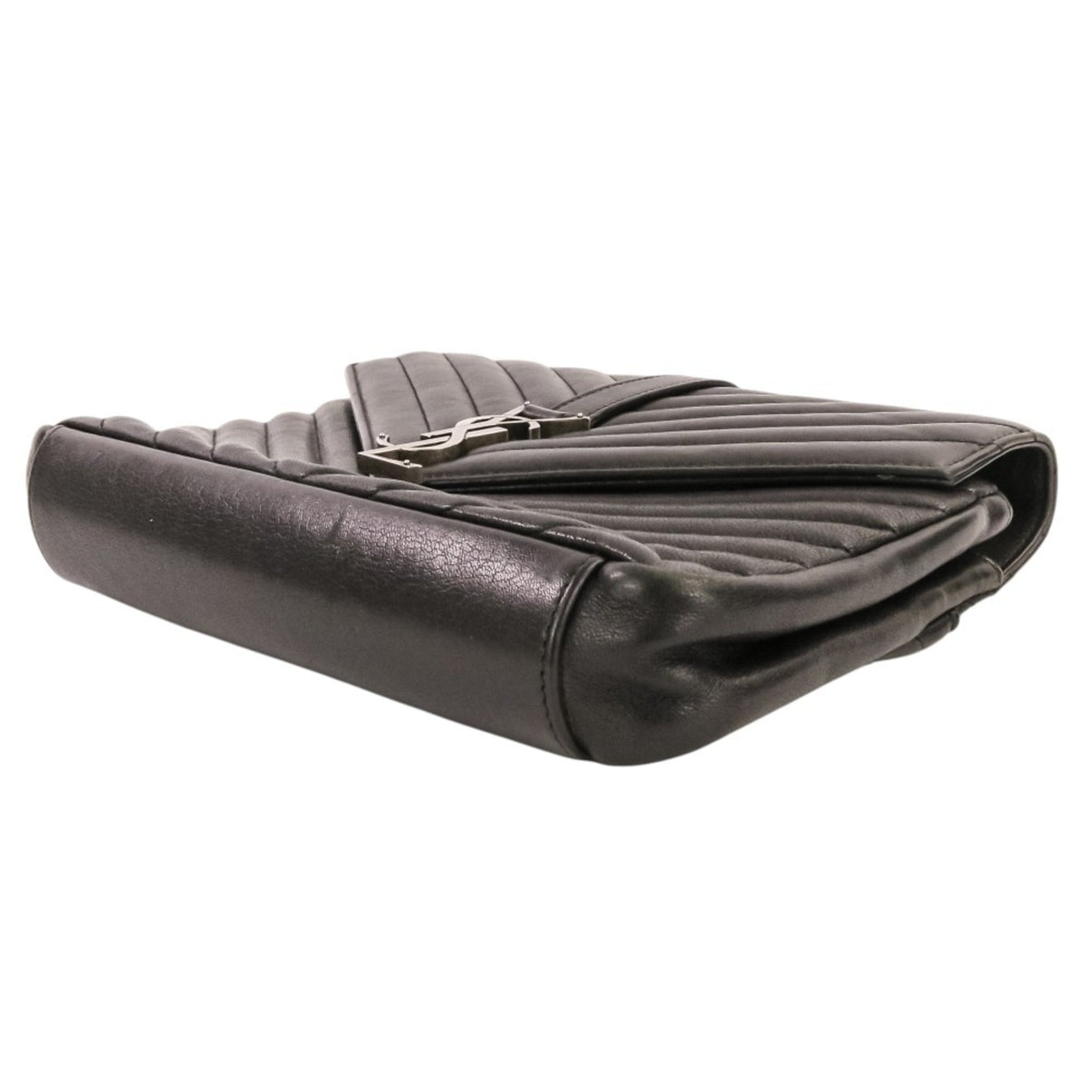 Yves Saint Laurent Black Leather Shoulder Bag (Pre-Owned)