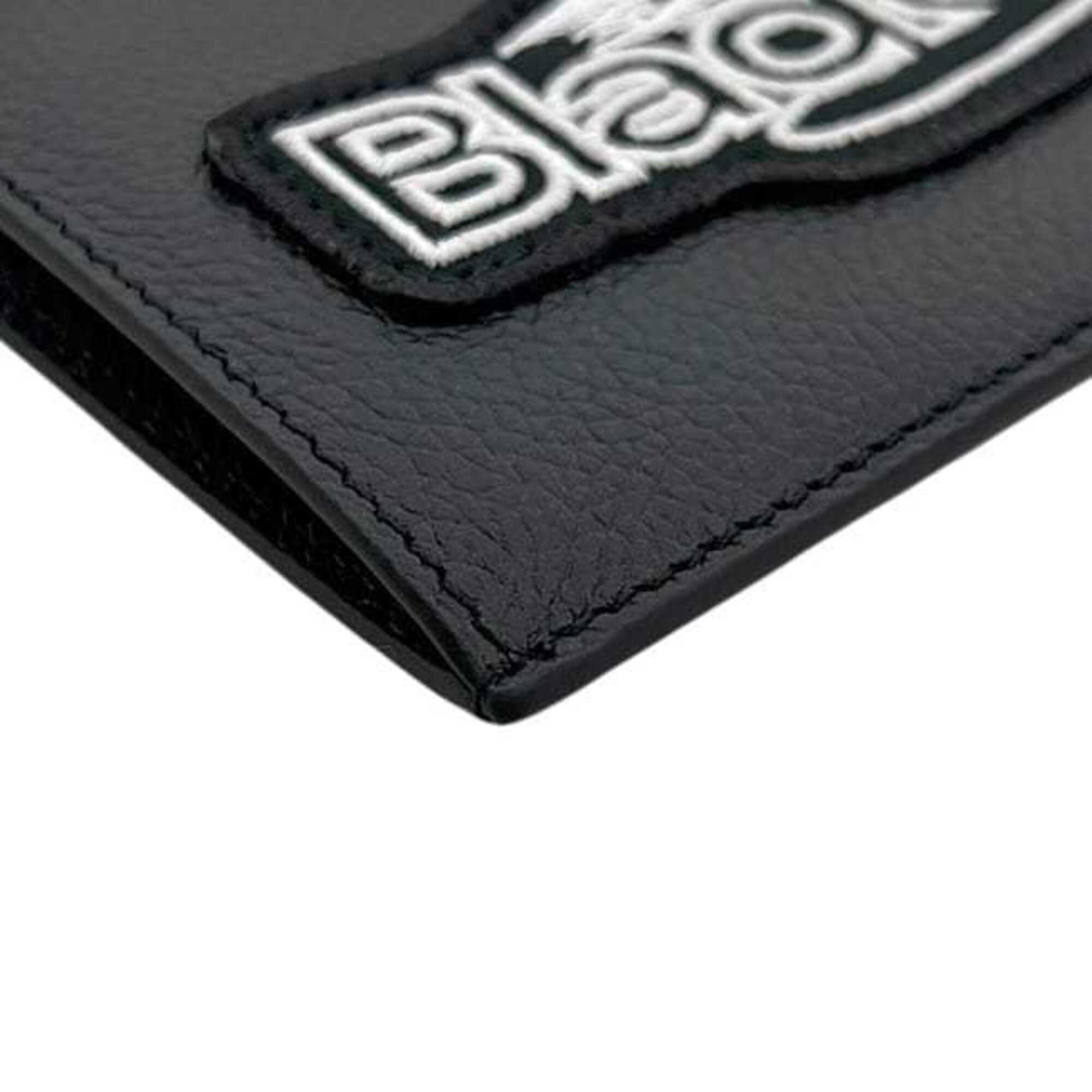 Balenciaga Black Leather Coin Purse/Coin Case (Pre-Owned)