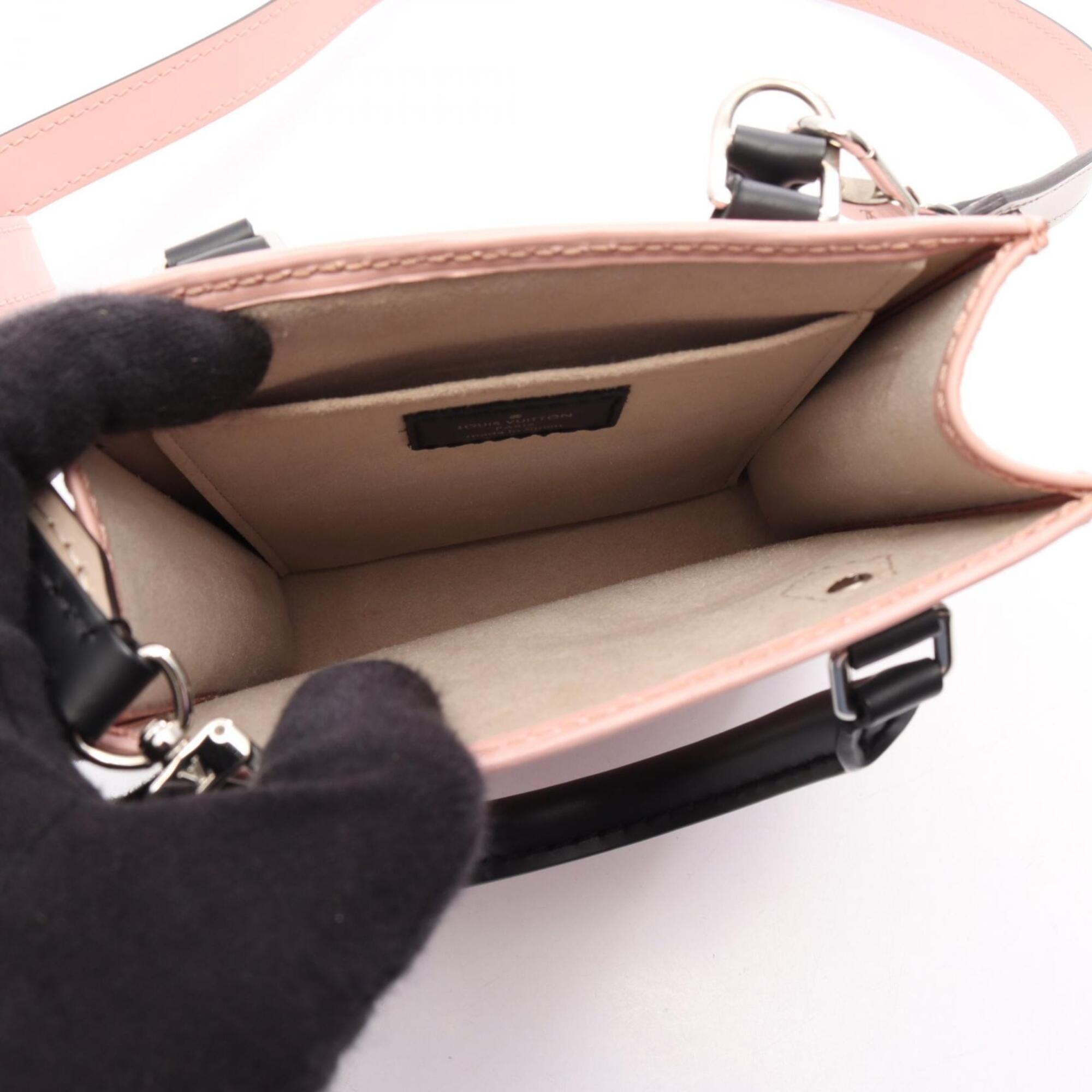 Louis Vuitton Black Pink Rose Ballerine Epi Leather Handbag (Pre-Owned)