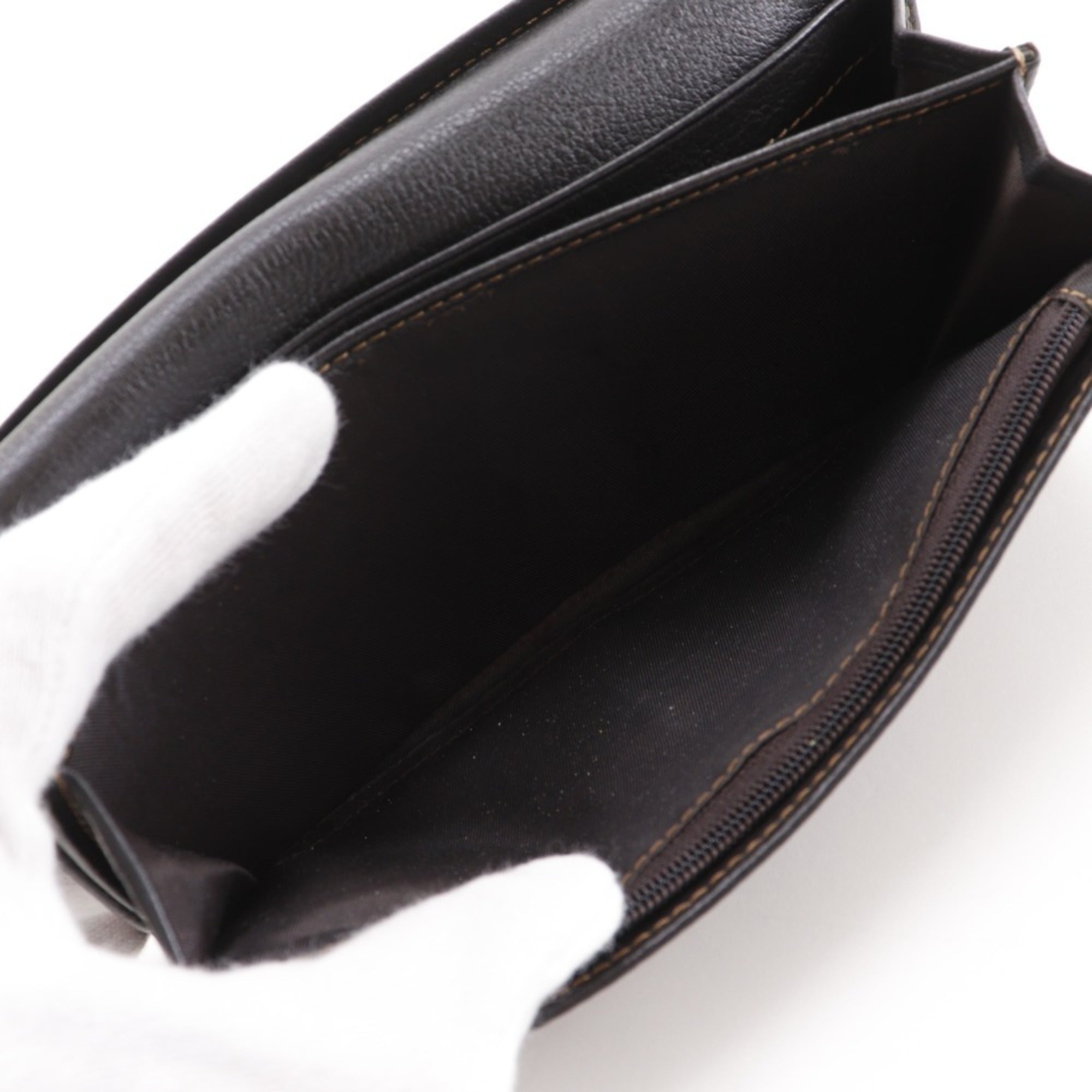 Celine Navy Denim Long Wallet (Bi-Fold) (Pre-Owned)