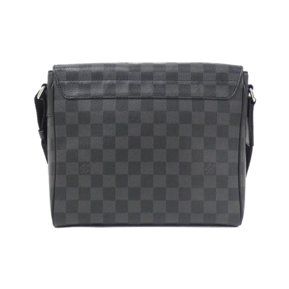 Louis Vuitton Graphite Gray Coated Canvas Shoulder Bag (Pre-Owned)