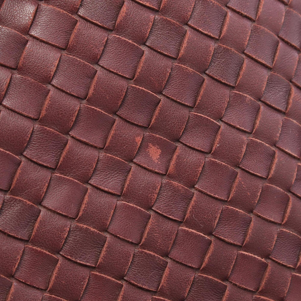Bottega Veneta Bordeaux Intrecciato Handbag Shoulder Bag (Pre-Owned)