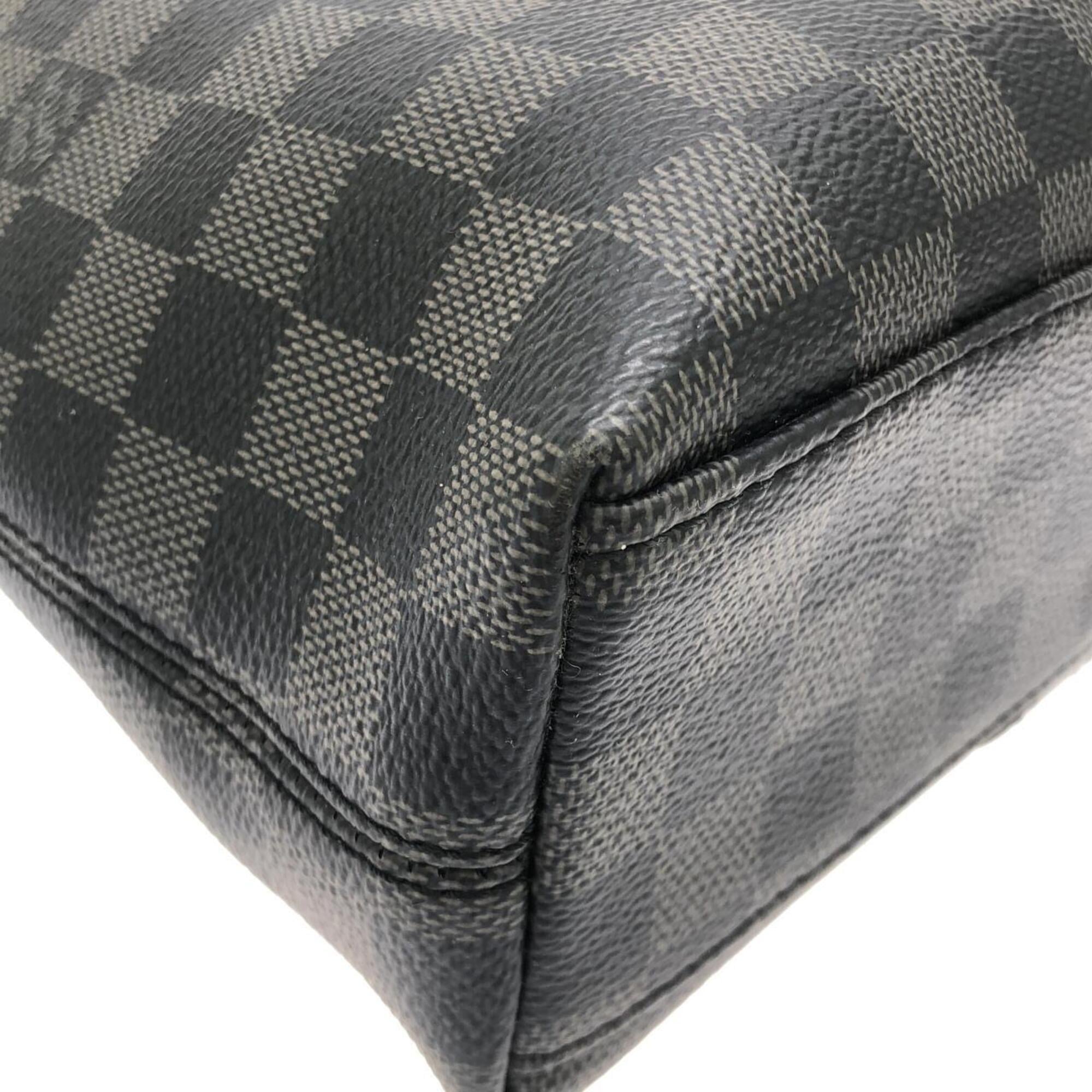Louis Vuitton Dark Gray Graphite Coated Canvas Handbag (Pre-Owned)