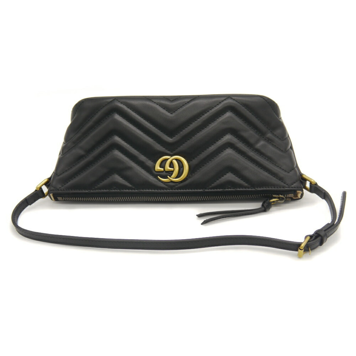 Gucci Black Leather Handbag (Pre-Owned)