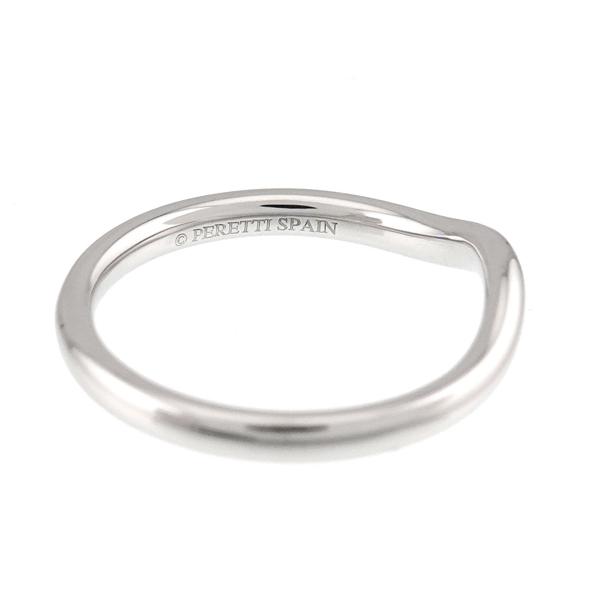 Tiffany Platinum Platinum 950 Band Ring (Pre-Owned)
