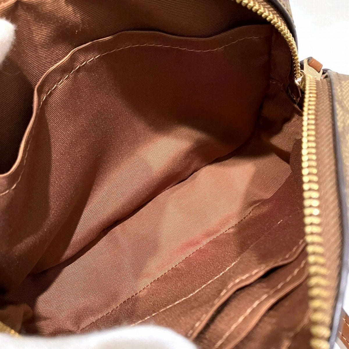 Coach Brown Pvc Shoulder Bag (Pre-Owned)