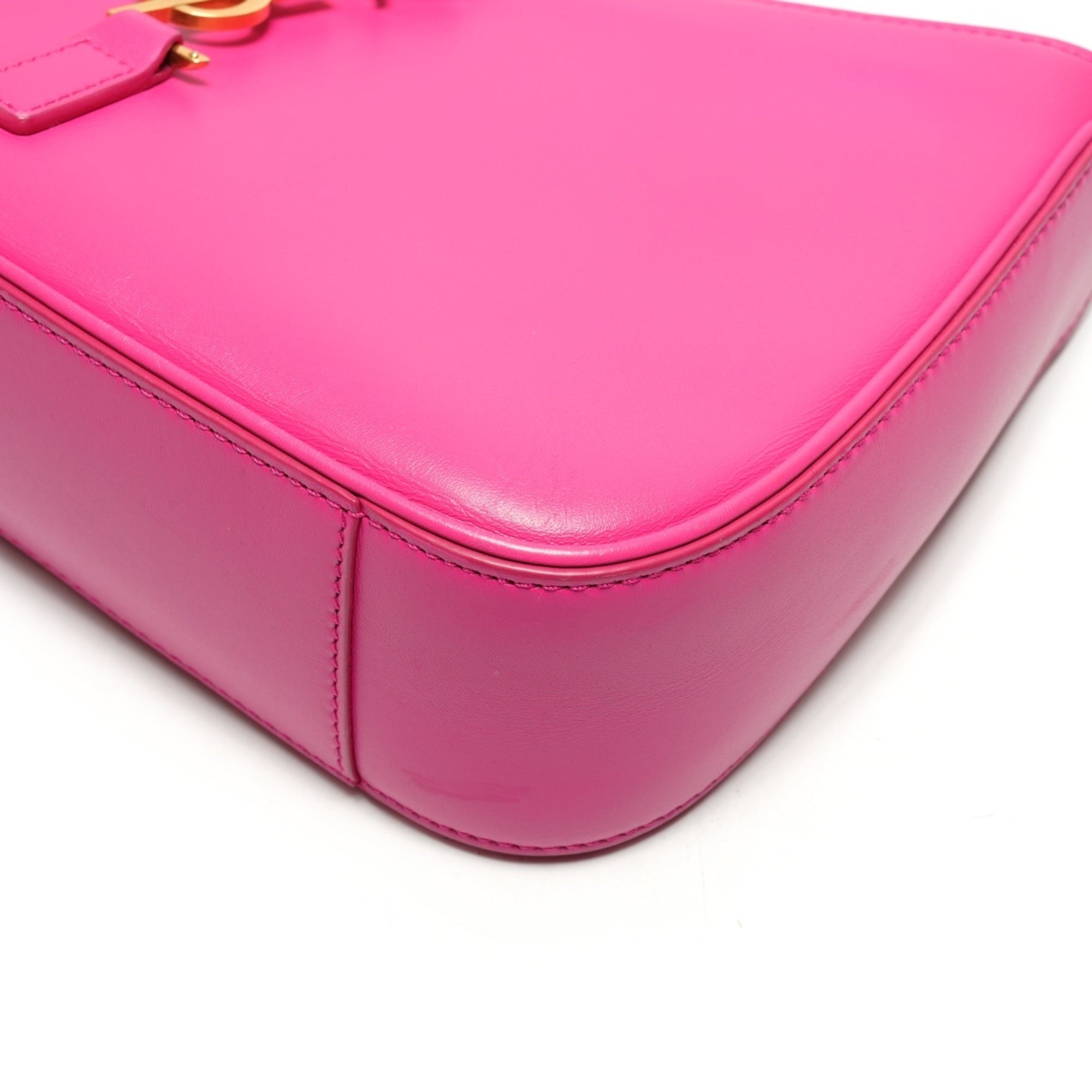 Yves Saint Laurent Pink Leather Shoulder Bag (Pre-Owned)