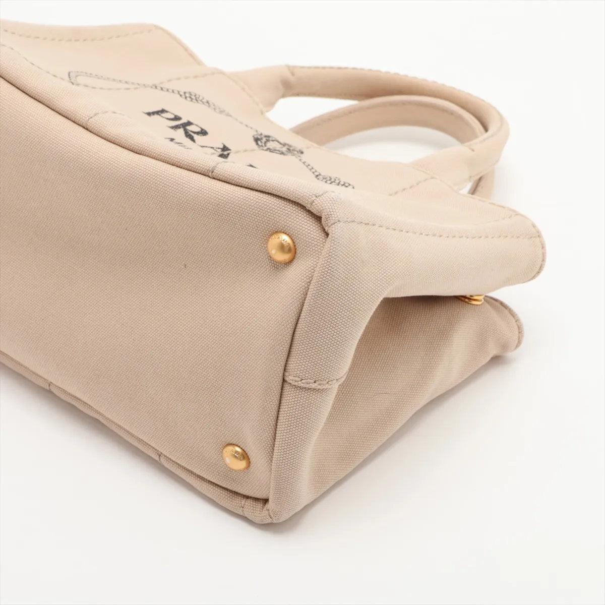 Prada Beige Handbag Shoulder Bag Tote Bag (Pre-Owned)