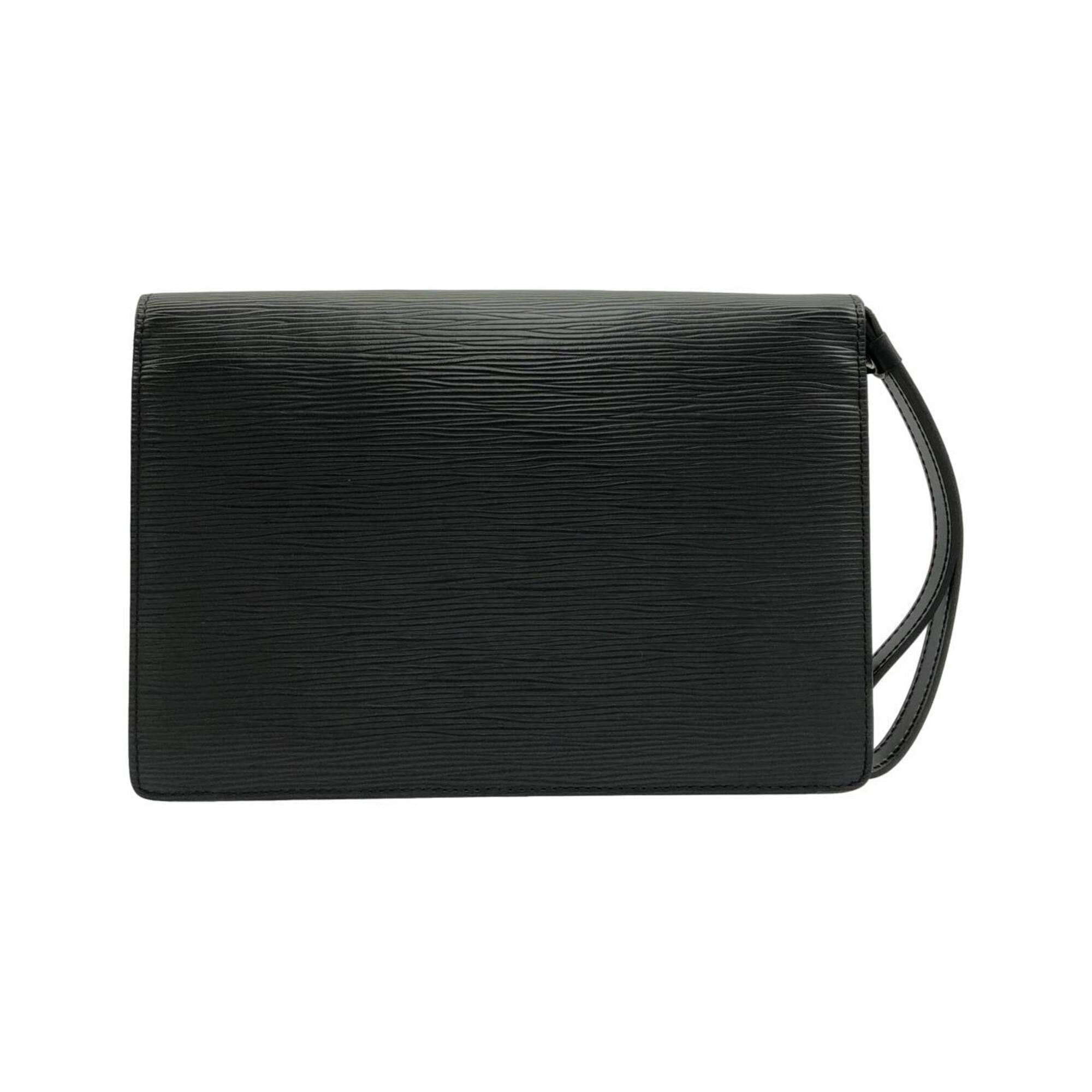 Louis Vuitton Black Leather Pochette (Pre-Owned)