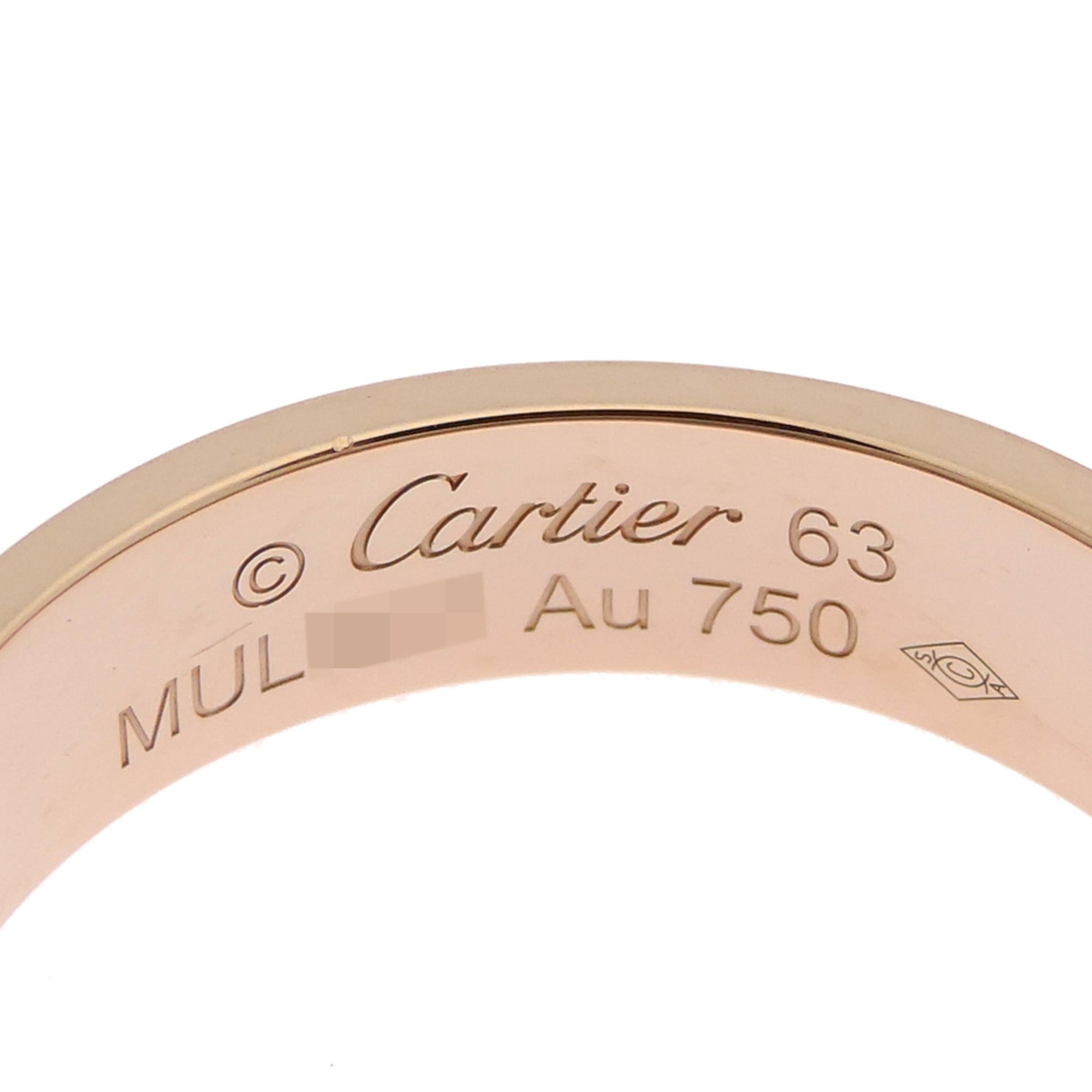 Cartier Pink Gold (18K) Band Ring (Pre-Owned)