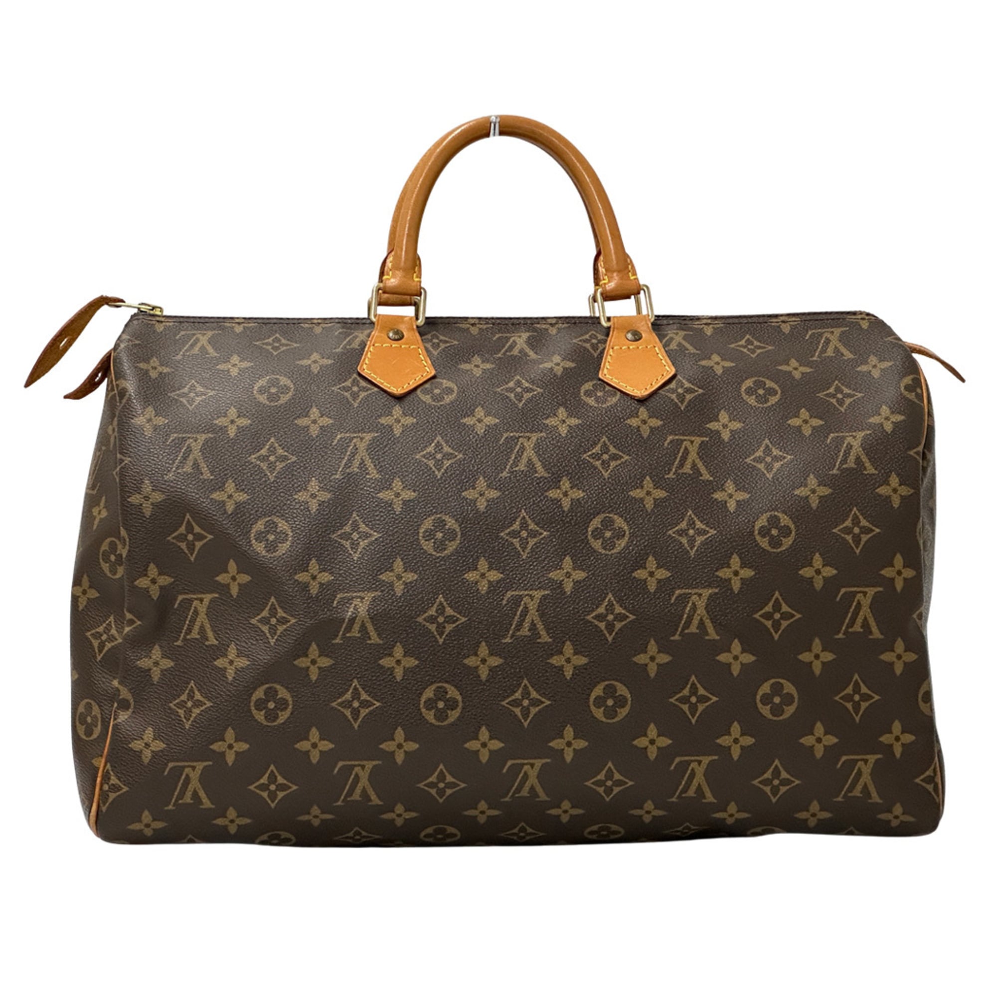 Louis Vuitton Brown Monogram Boston Bag Handbag (Pre-Owned)