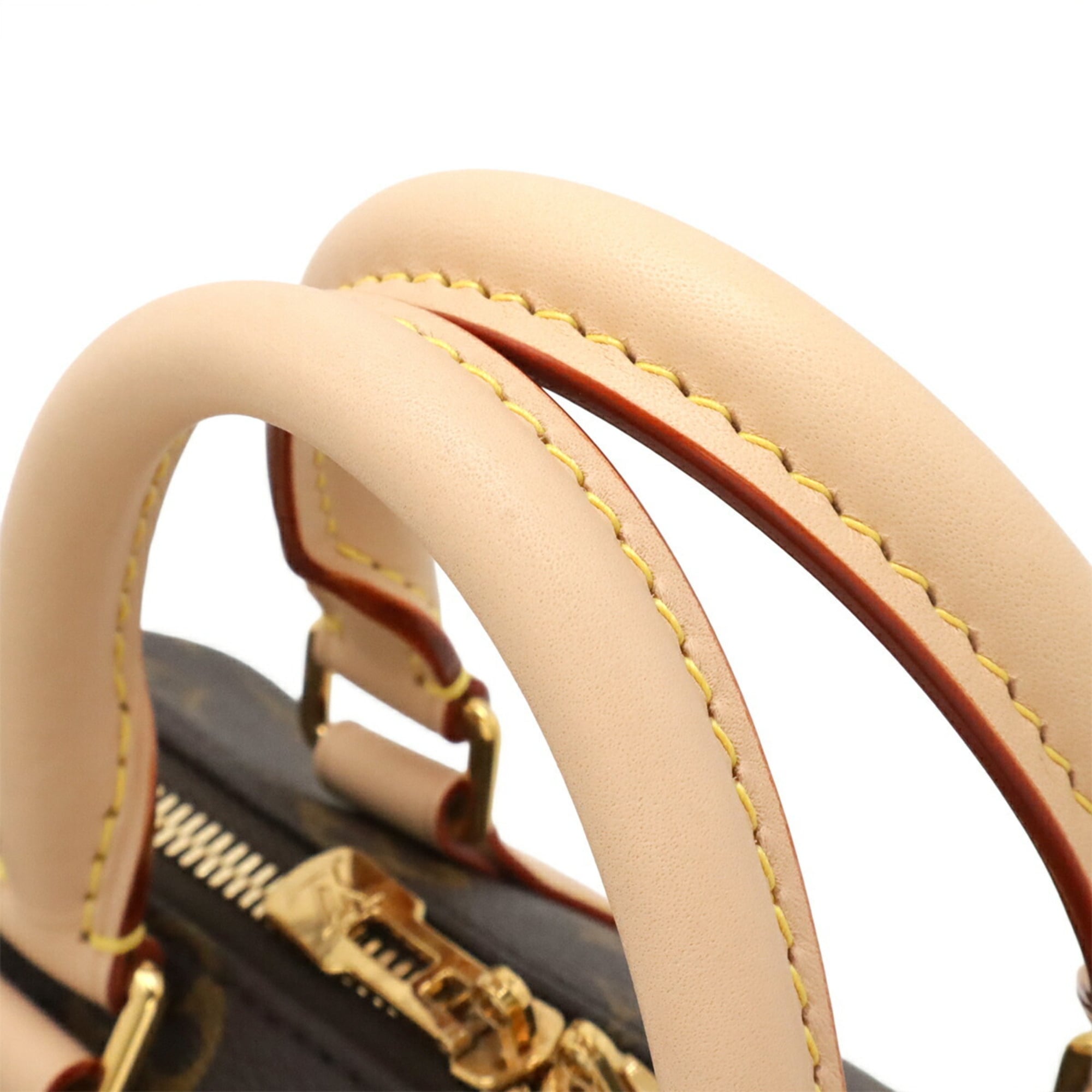 Louis Vuitton Brown Monogram Canvas Handbag Shoulder Bag (Pre-Owned)