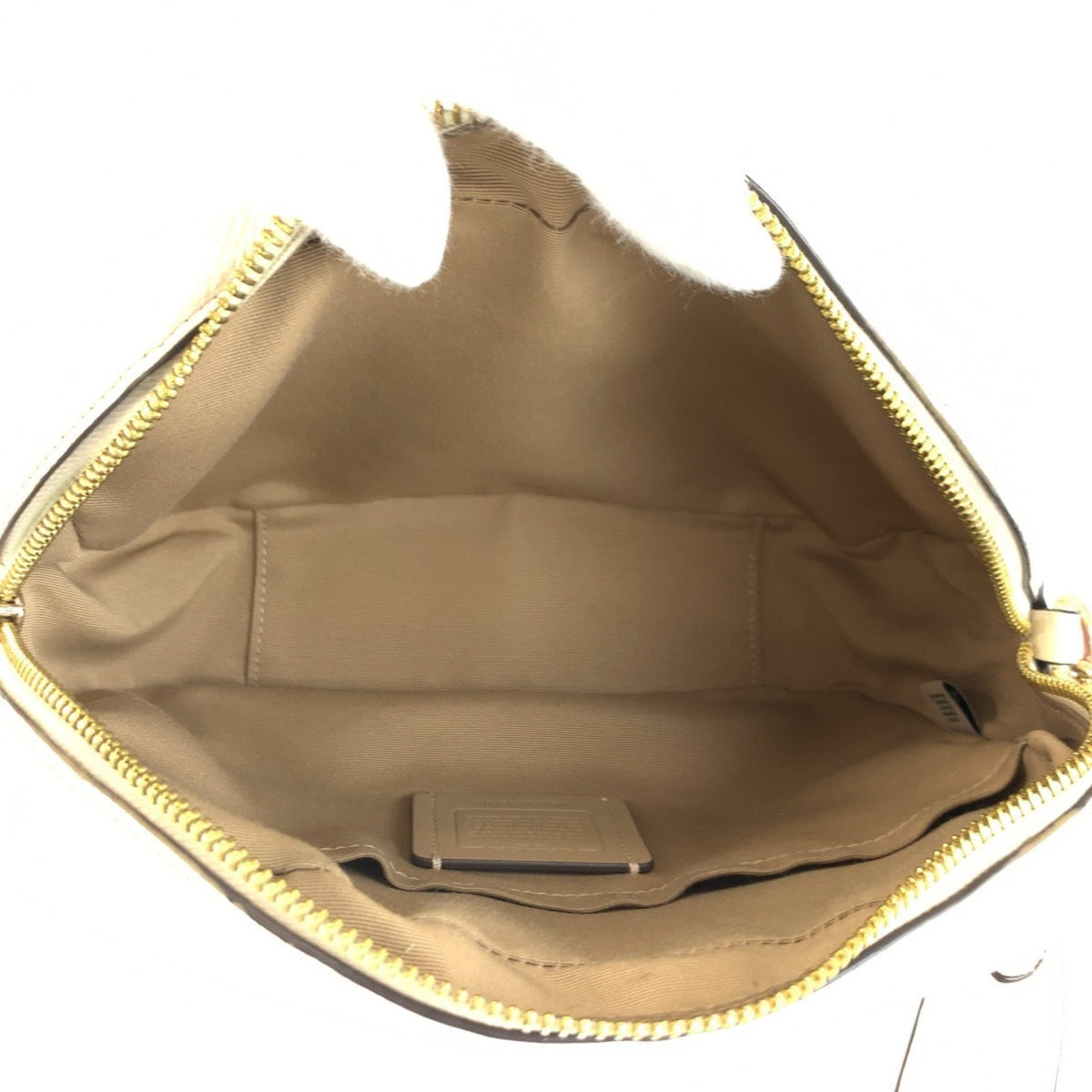 Coach Cream White Leather Shoulder Bag (Pre-Owned)