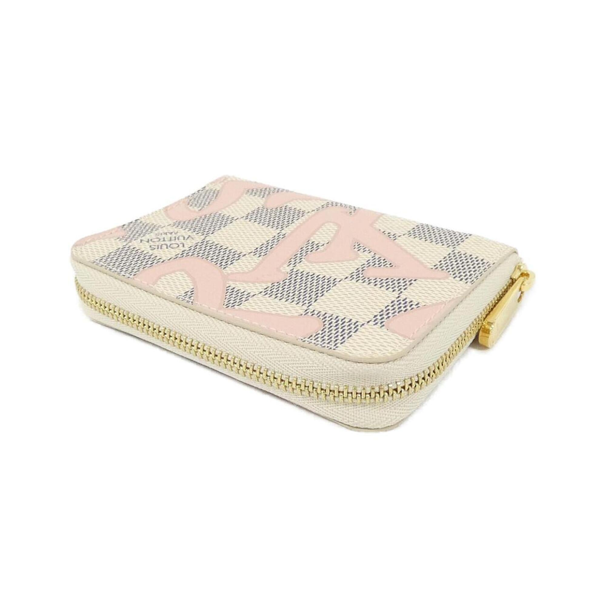 Louis Vuitton Damier Azur Azur Coated Canvas Coin Purse/Coin Case (Pre-Owned)