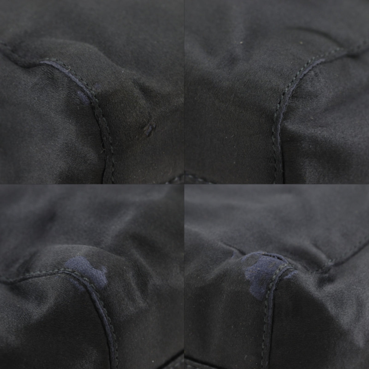 Prada Black Satin Shoulder Bag (Pre-Owned)