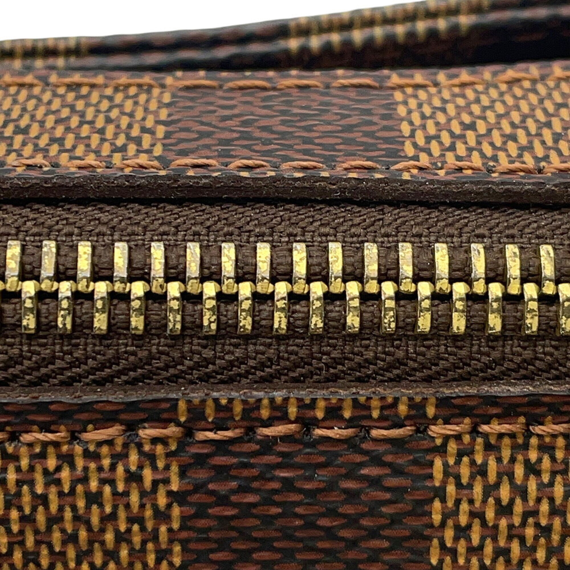 Louis Vuitton Damier Brown Damier Canvas Ebene Shoulder Bag Sling Bag (Pre-Owned)