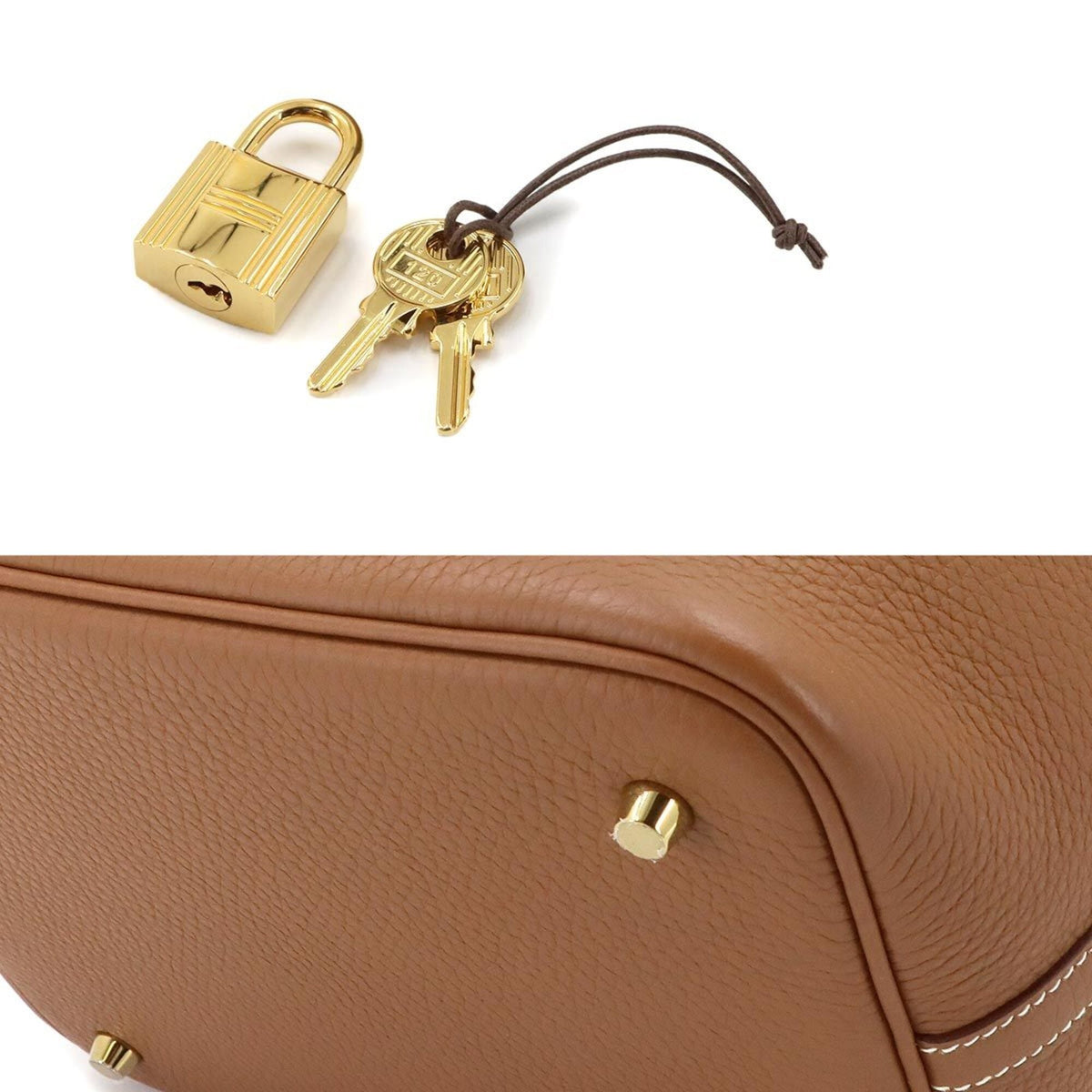 Piko Gold Handbag (Pre-Owned)