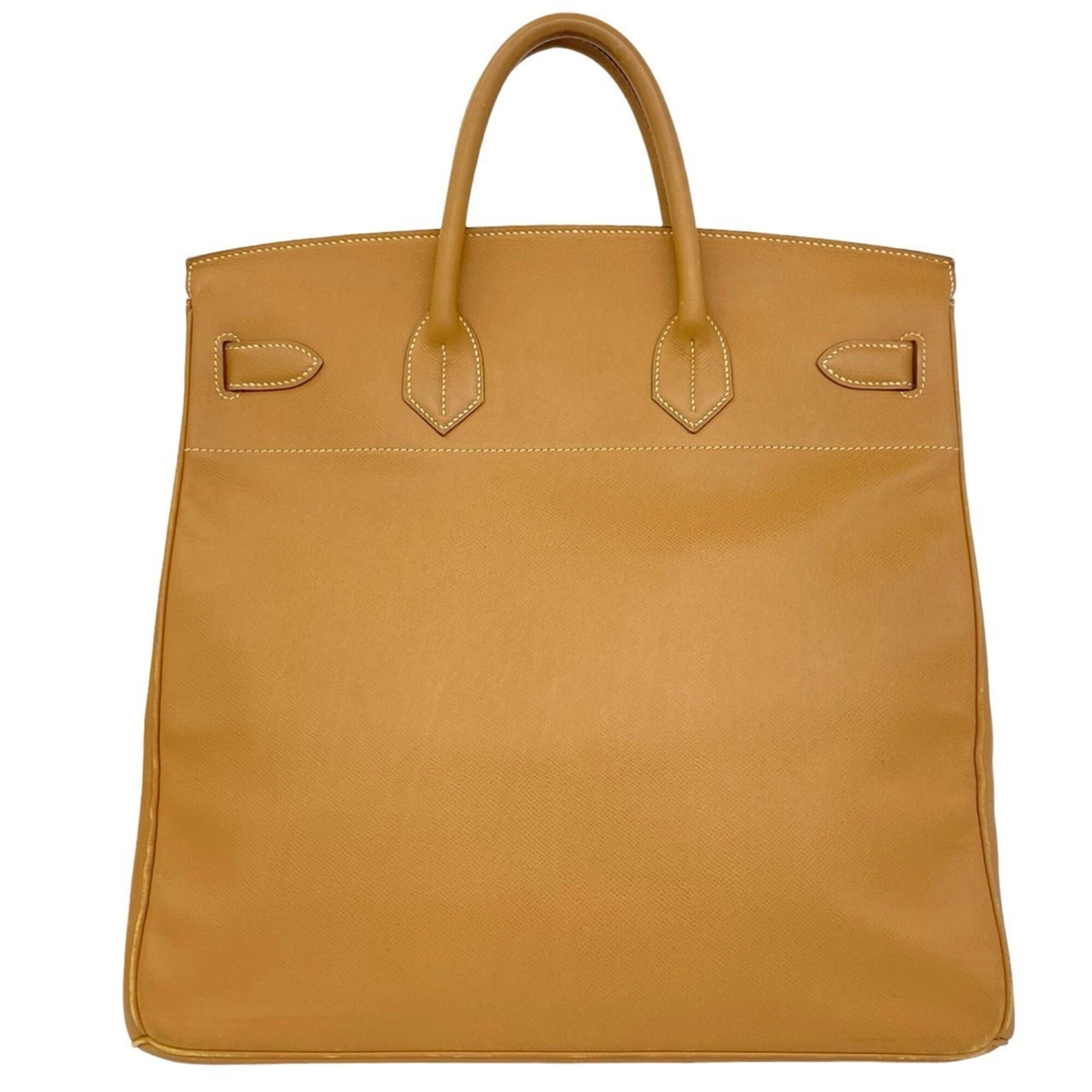 Hermes Brown Courchevel Leather Handbag (Pre-Owned)