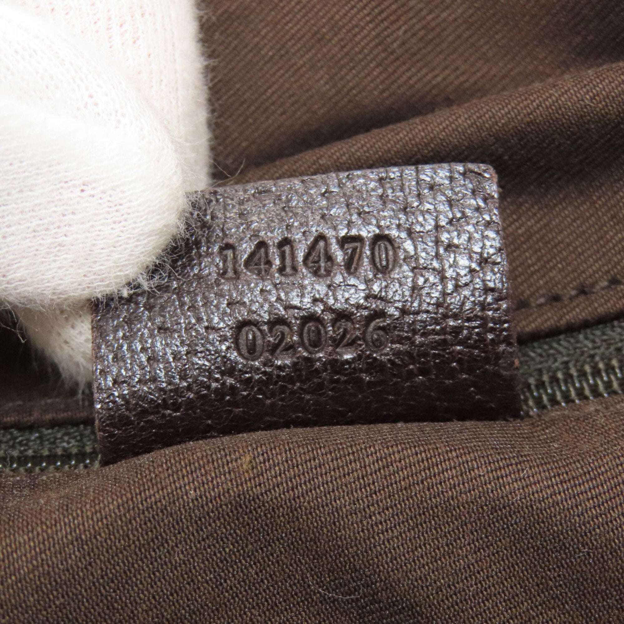 Gucci Brown Canvas Tote Bag (Pre-Owned)