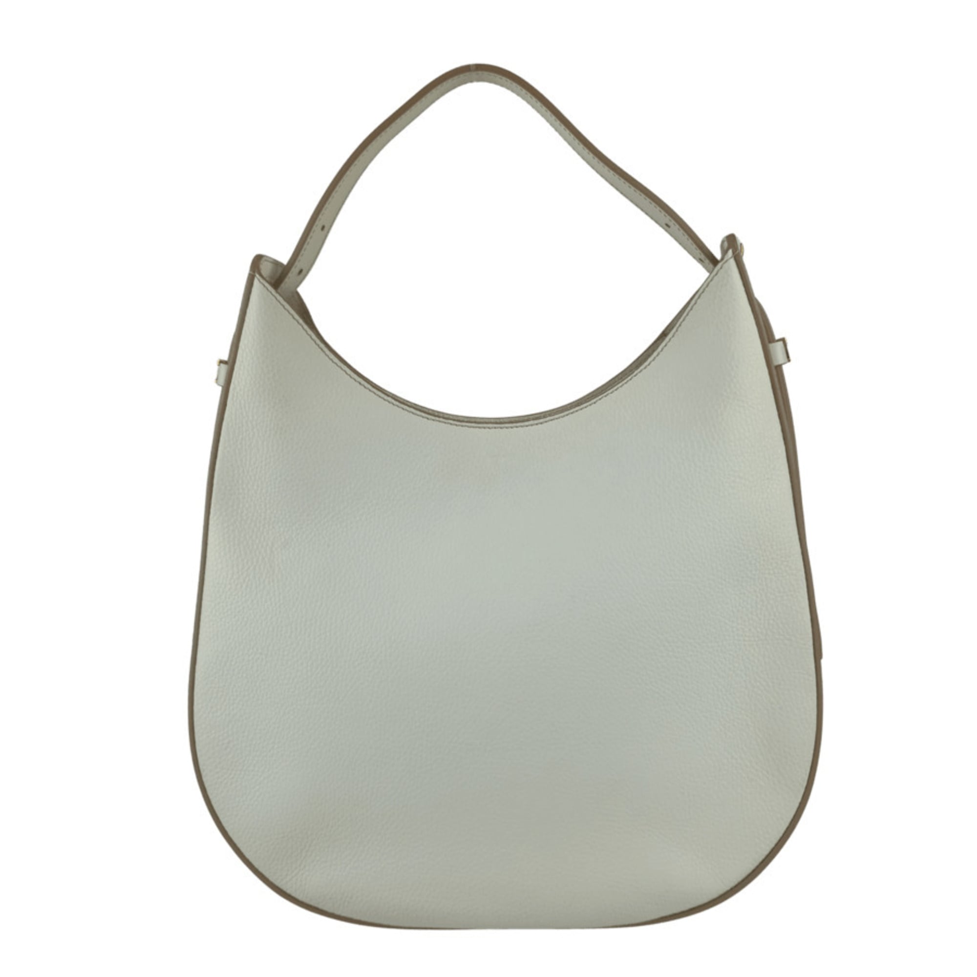 Tod's White Leather Handbag Shoulder Bag Tote Bag (Pre-Owned)
