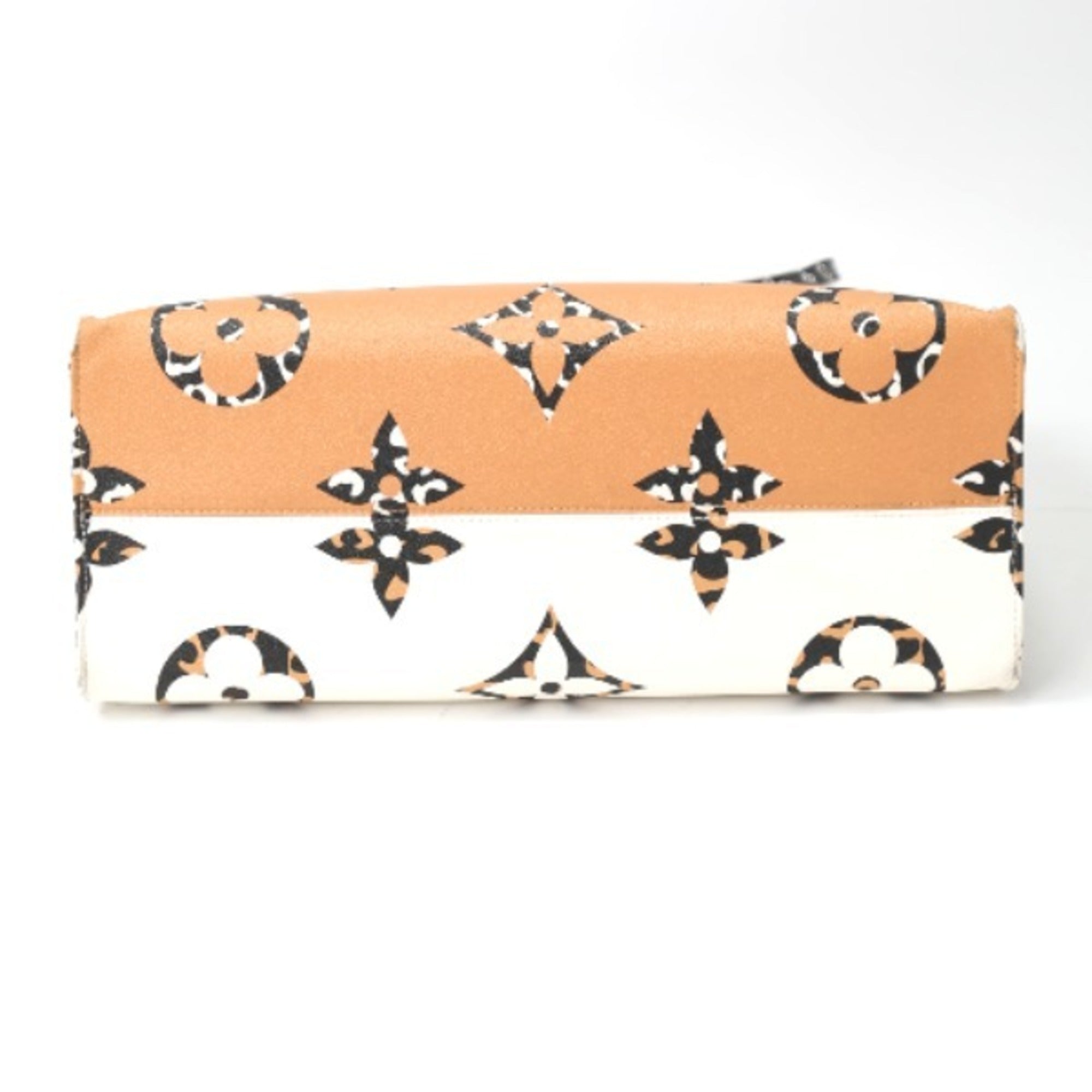 Louis Vuitton Orange White Tote Bag (Pre-Owned)