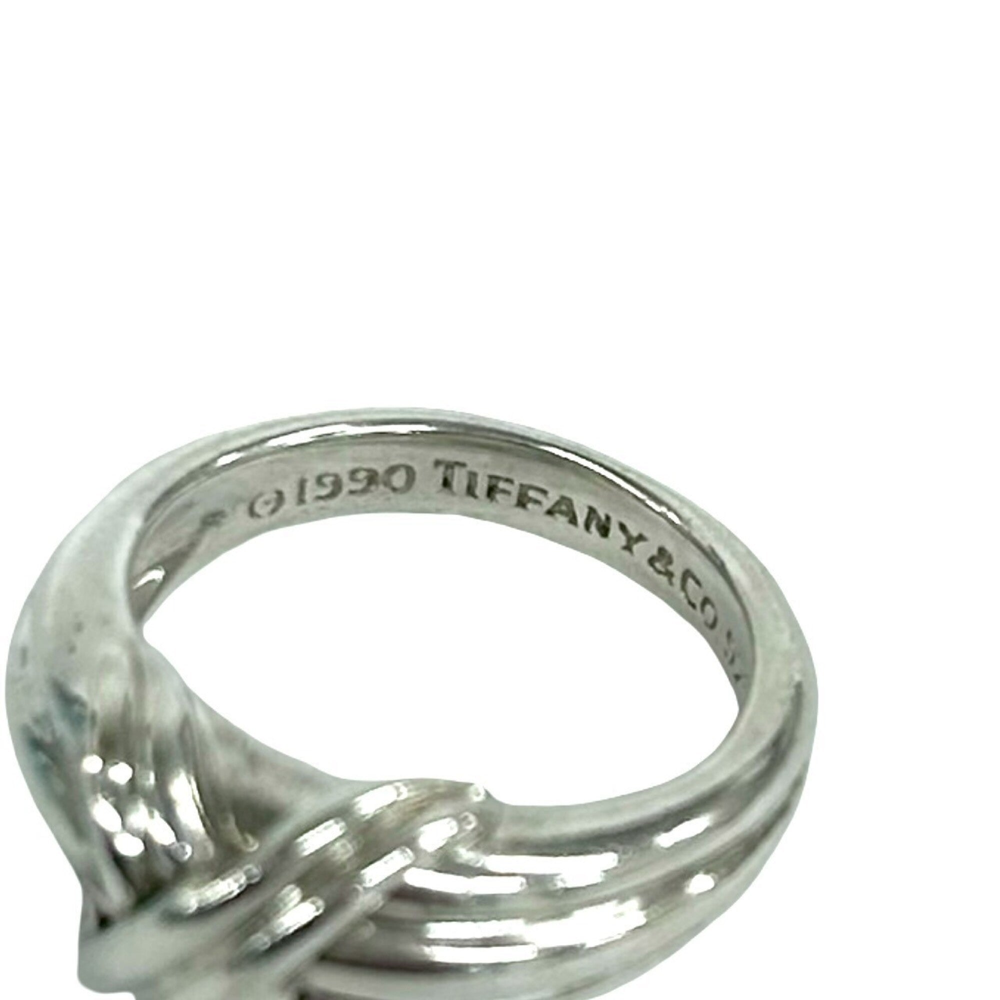Tiffany Silver Silver 925 Band Ring (Pre-Owned)