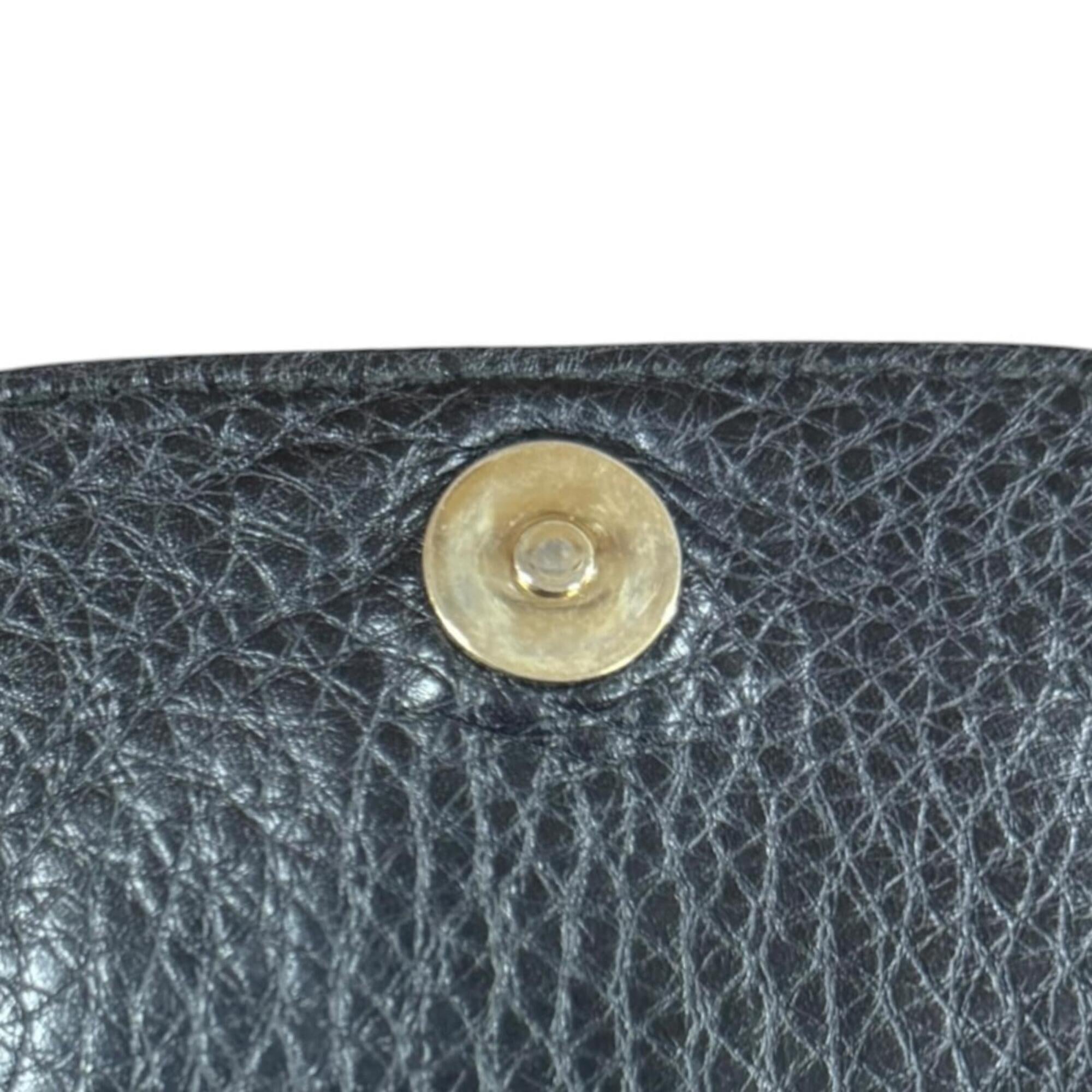 Gucci Black Leather Shoulder Bag (Pre-Owned)