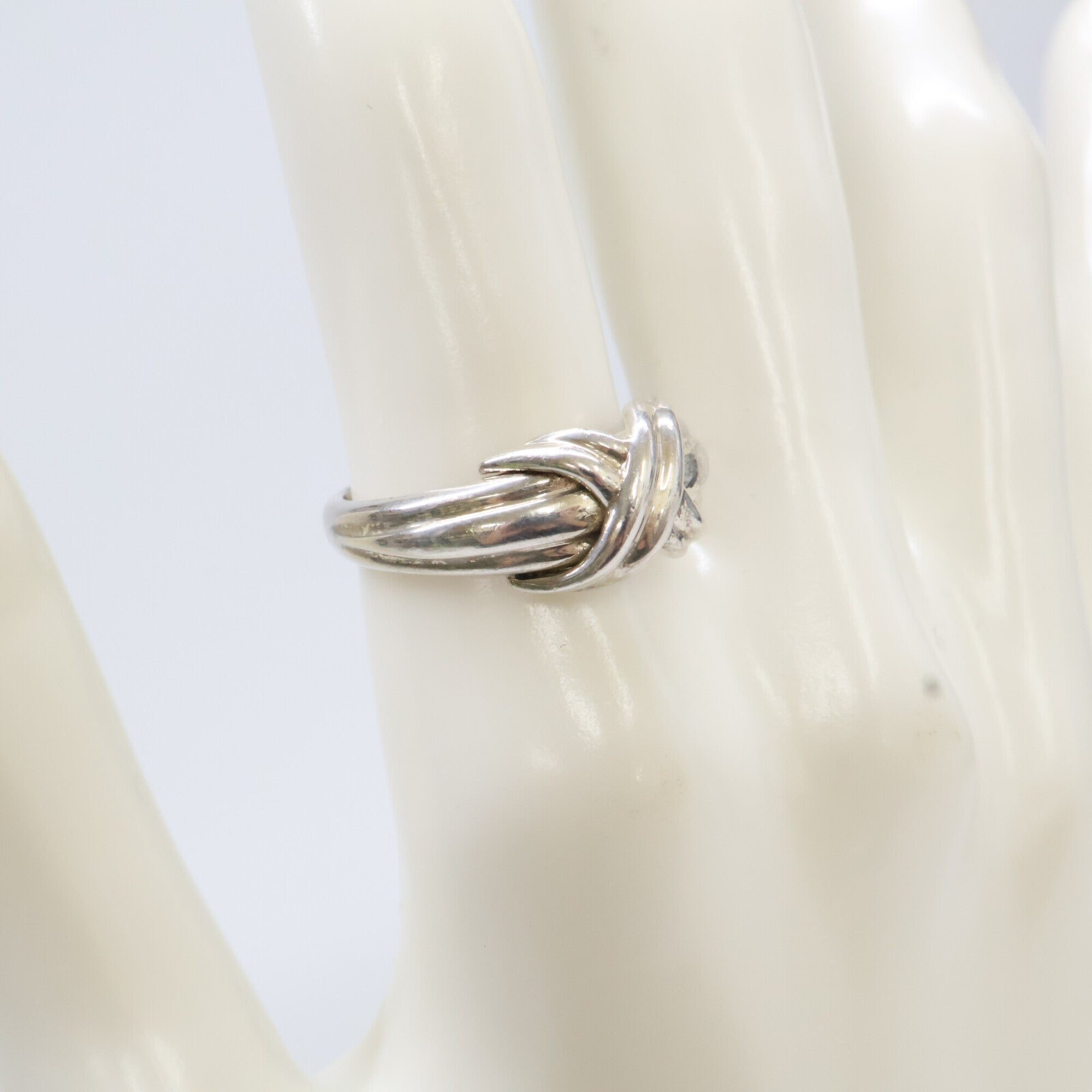 Tiffany Silver Silver 925 Band Ring (Pre-Owned)