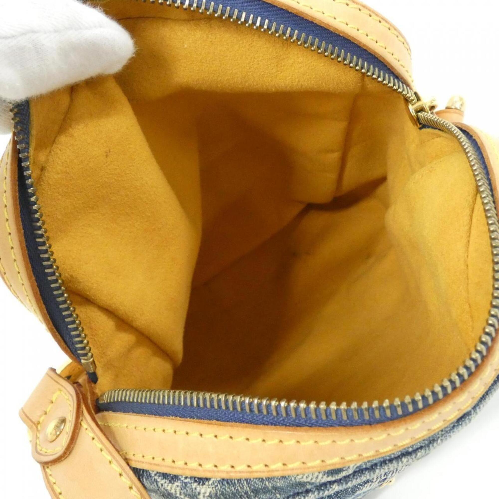 Louis Vuitton Blue Denim Canvas Shoulder Bag (Pre-Owned)