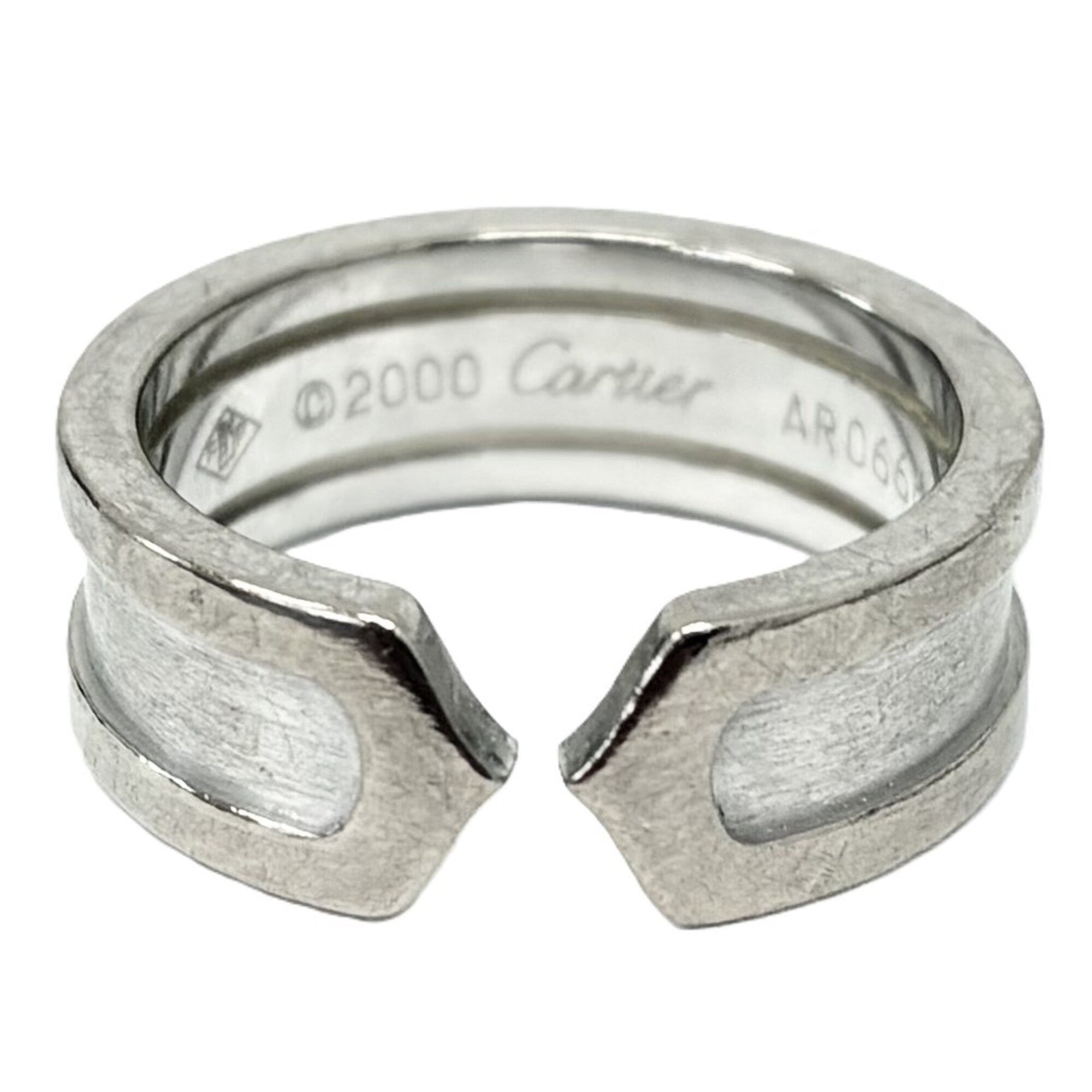Cartier C2 Silver Band Ring (Pre-Owned)