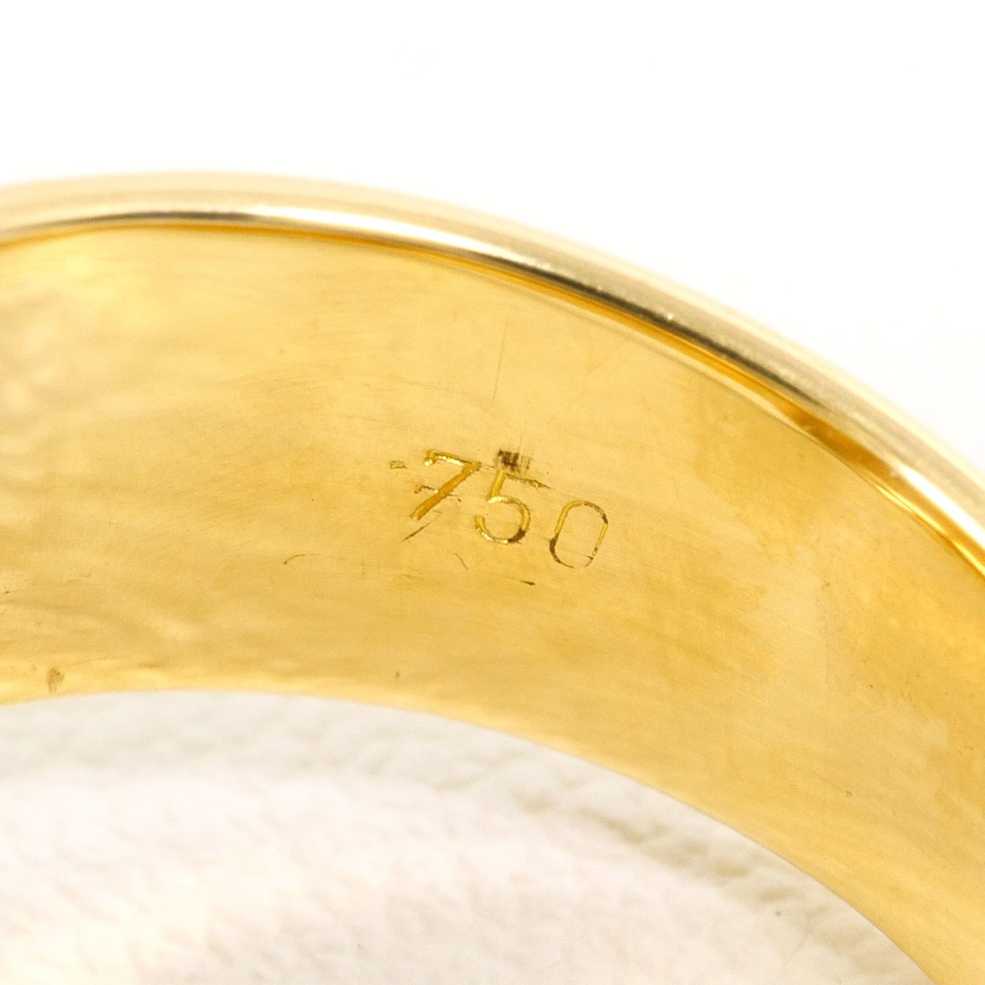 Unbranded White Gold Yellow Gold Yellow Gold (18K) White Gold (18K) Band Ring (Pre-Owned)