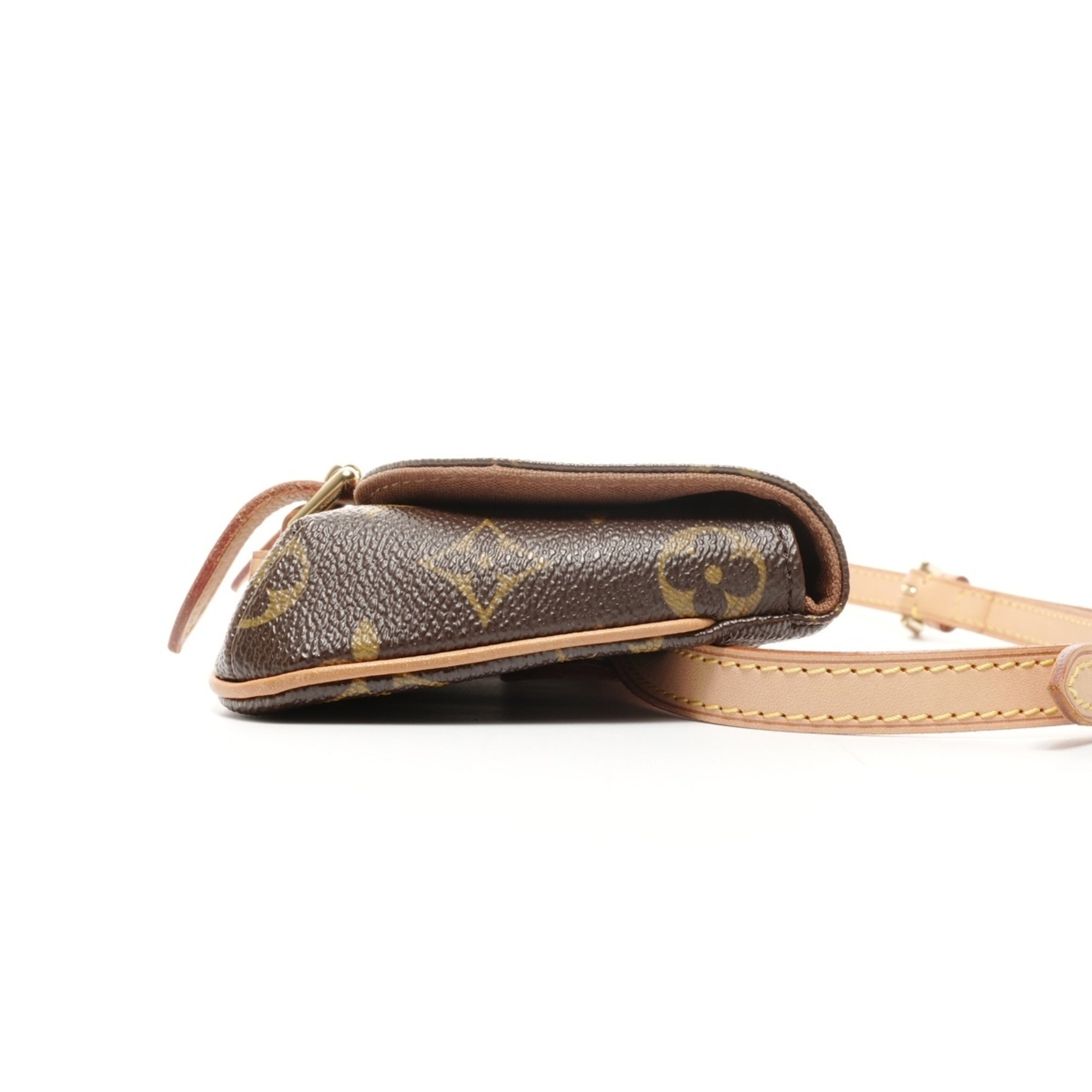 Louis Vuitton Monogram Brown Monogram Pochette Shoulder Bag (Pre-Owned)