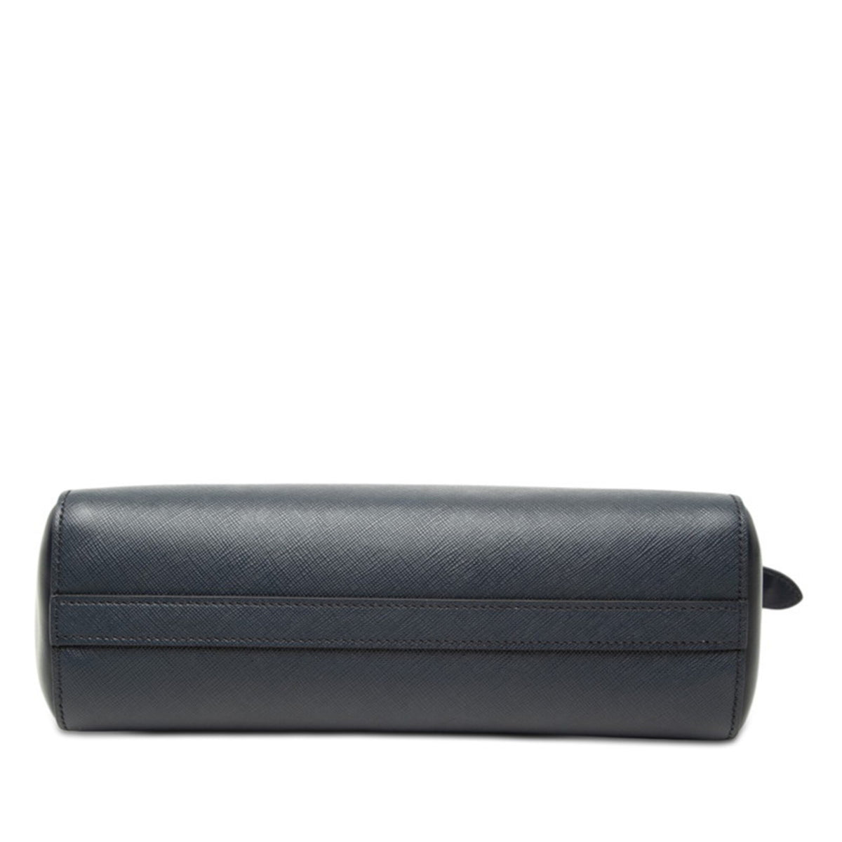 Prada Navy Leather Handbag Shoulder Bag (Pre-Owned)