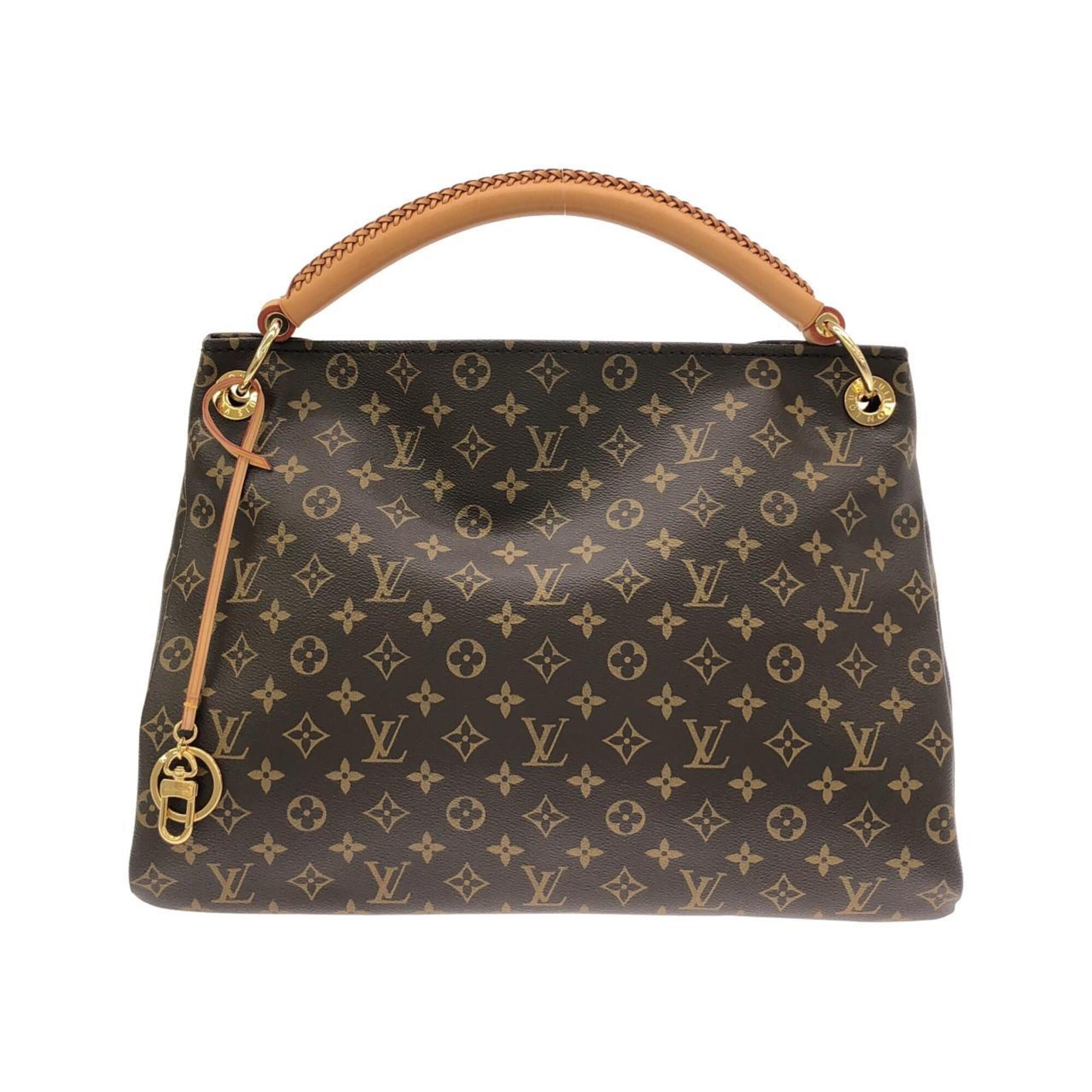Louis Vuitton Marron Coated Canvas Shoulder Bag (Pre-Owned)